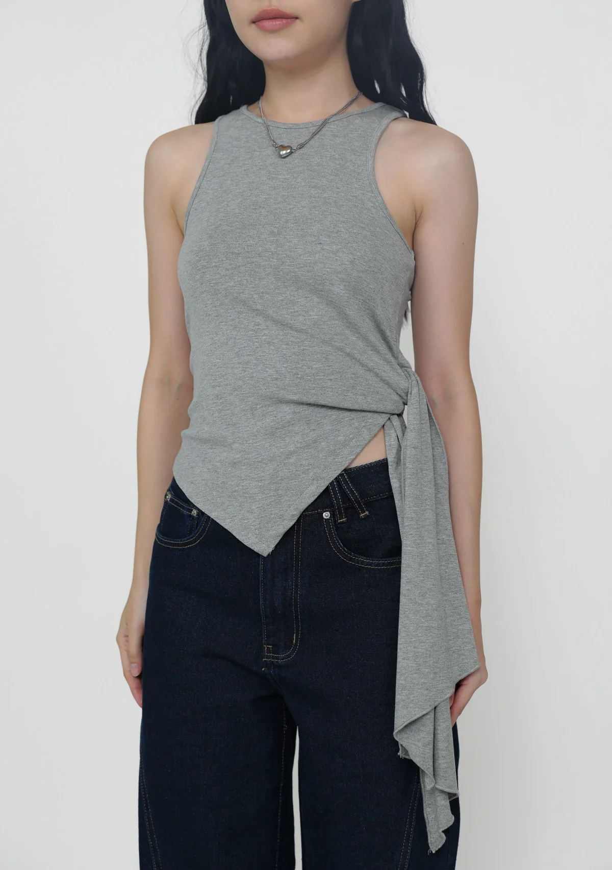 Maray Asymmetrical Knot Front Top - Image 7