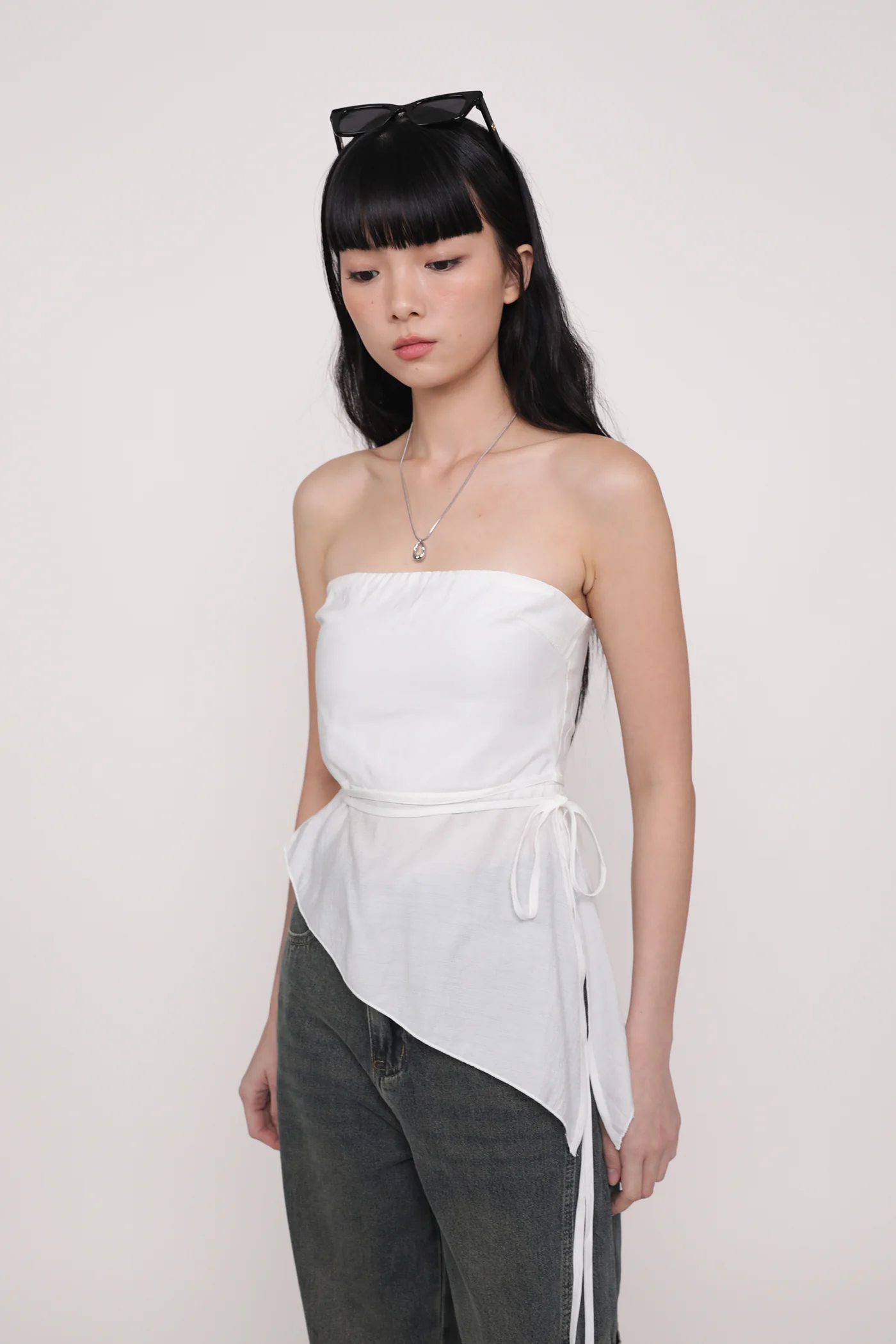 Karin Asymmetrical Tube Top - Image 10