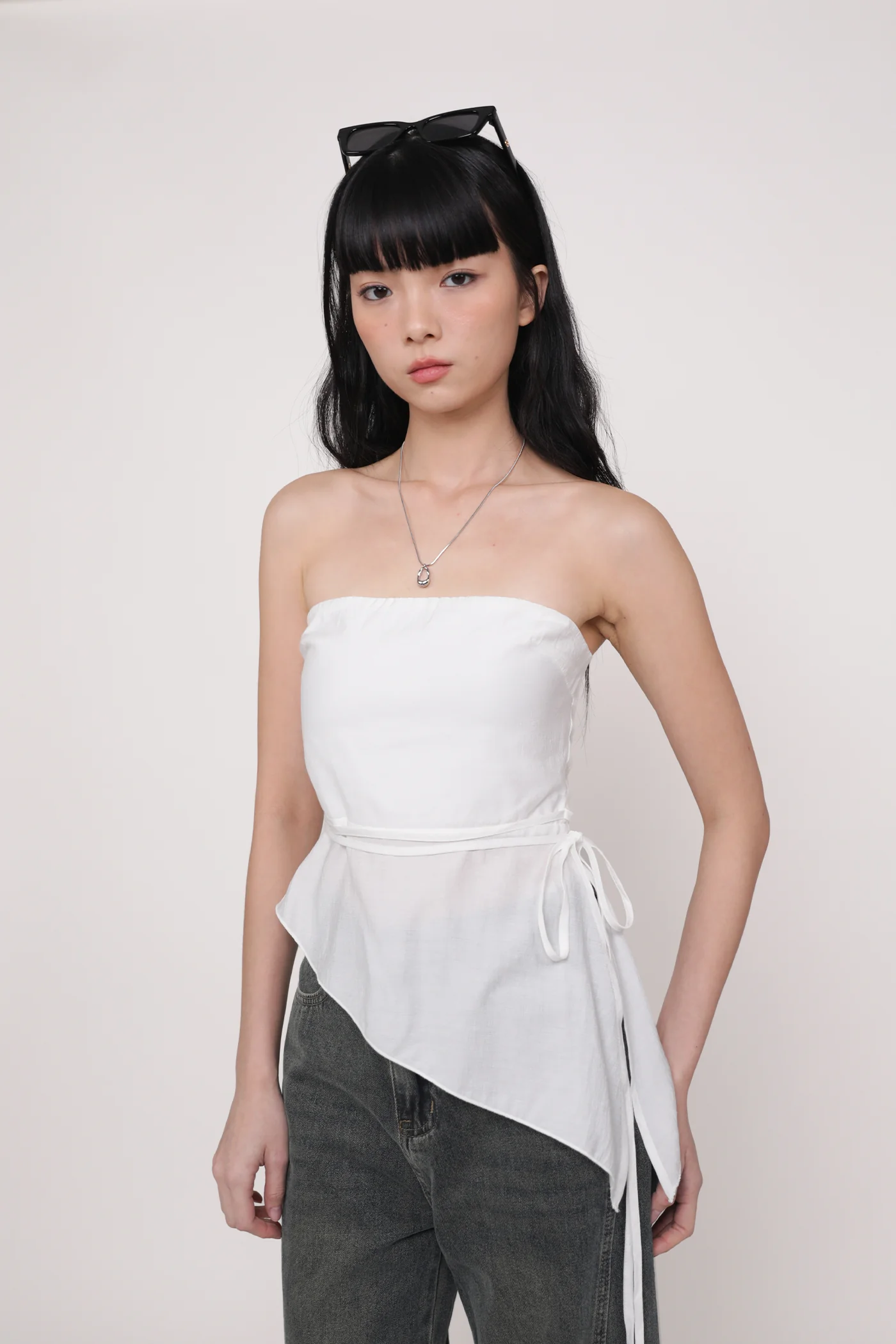 Karin Asymmetrical Tube Top - Image 12