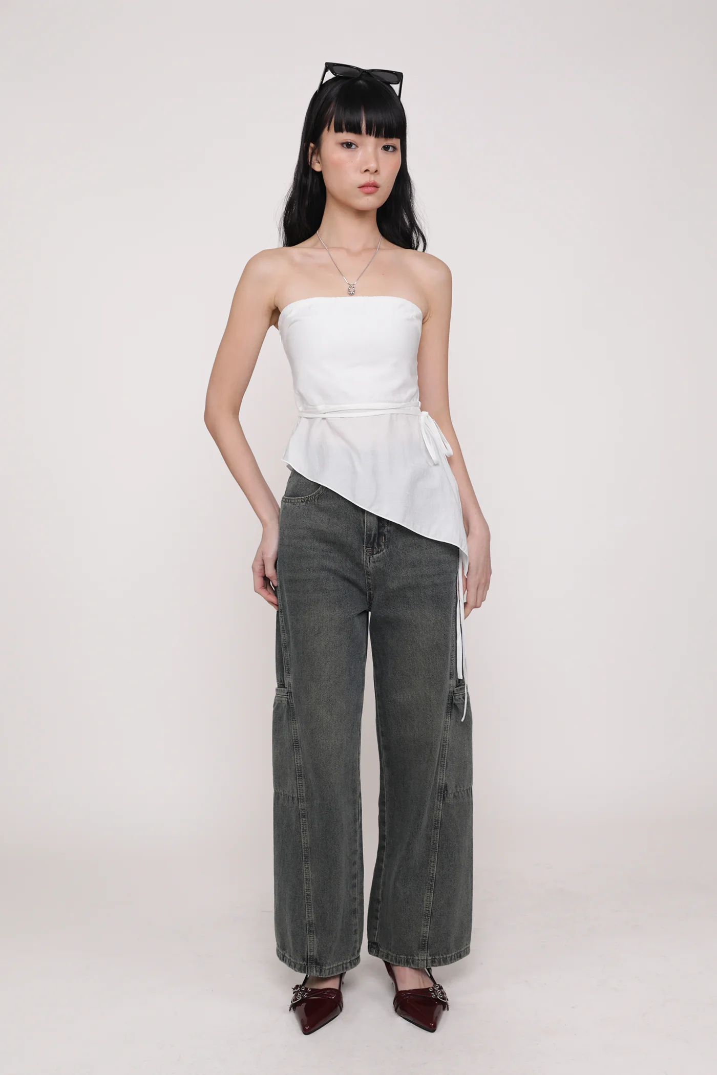 Karin Asymmetrical Tube Top - Image 13