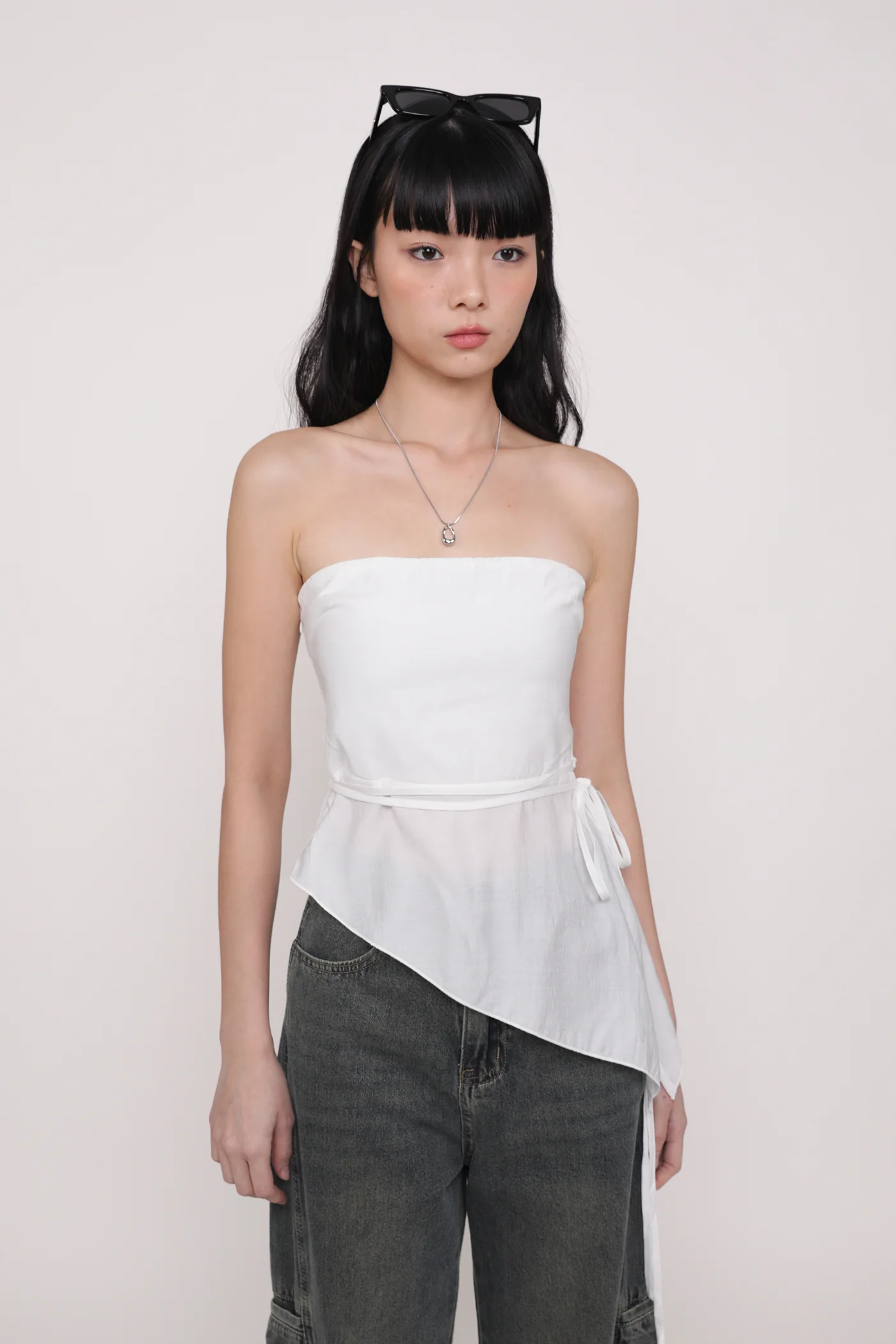 Karin Asymmetrical Tube Top - Image 8