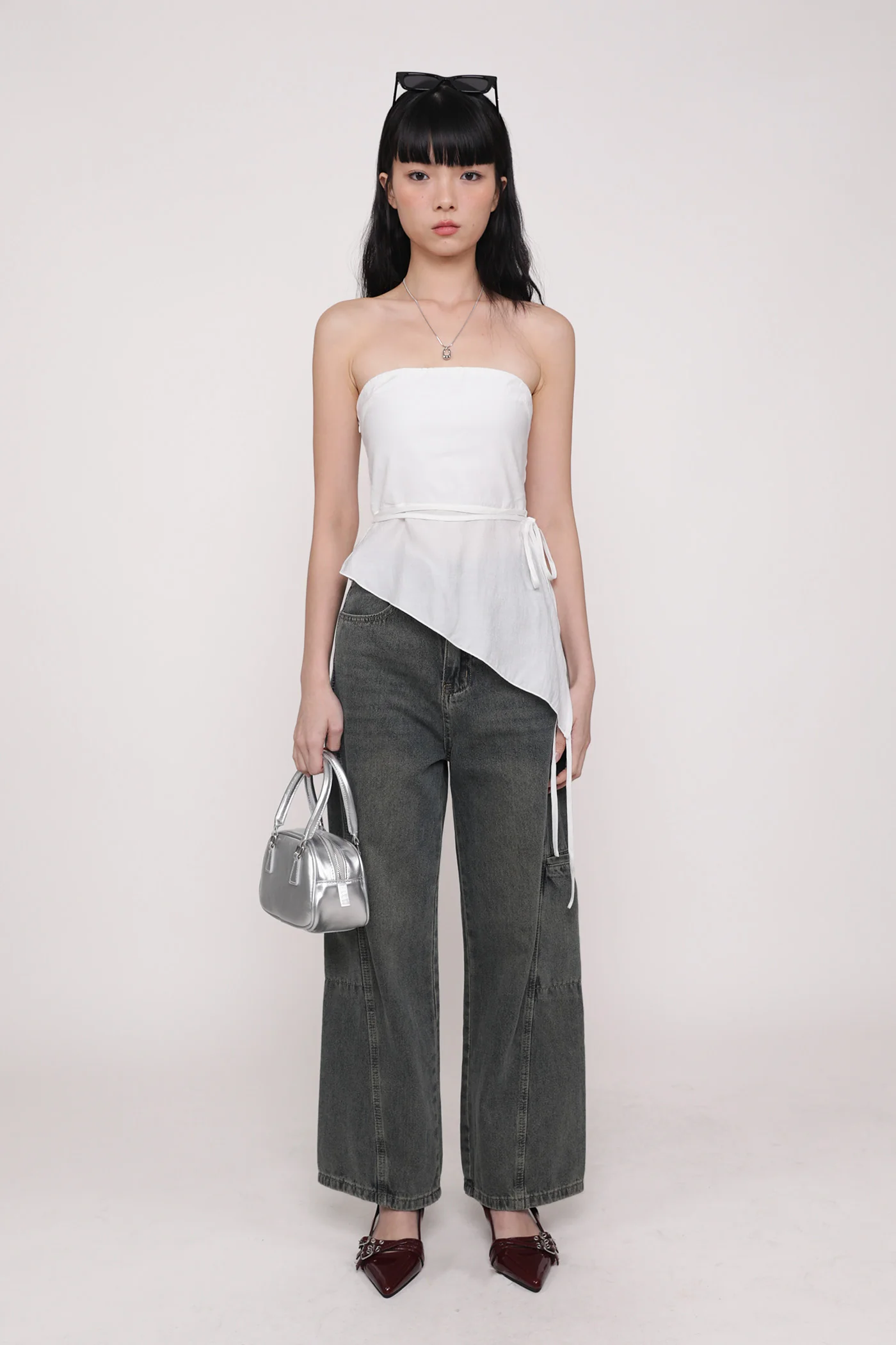 Karin Asymmetrical Tube Top - Image 9