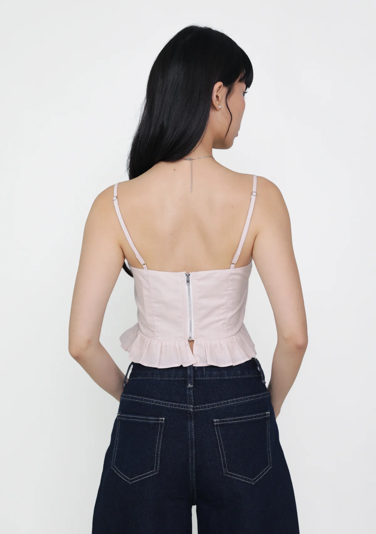 Audrey Lace Trim Panelled Top - Image 10