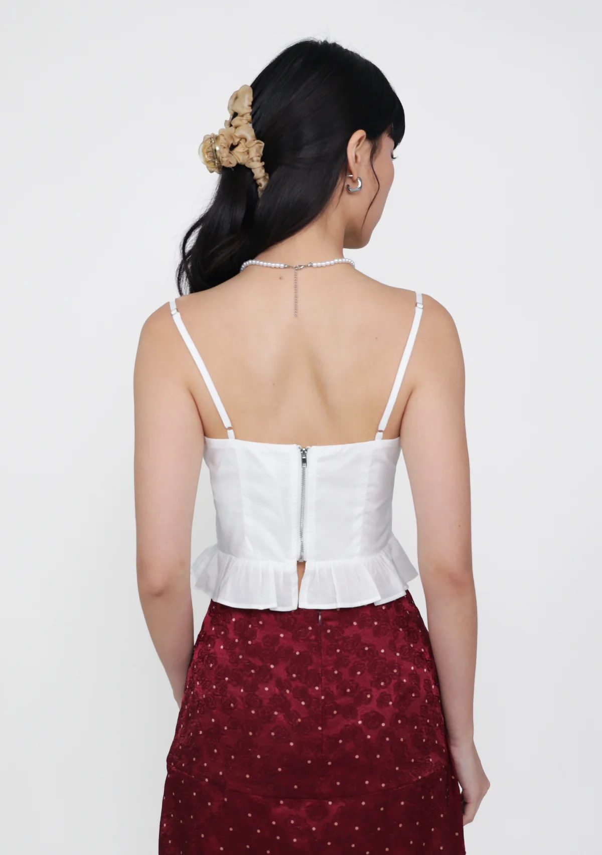Audrey Lace Trim Panelled Top - Image 6