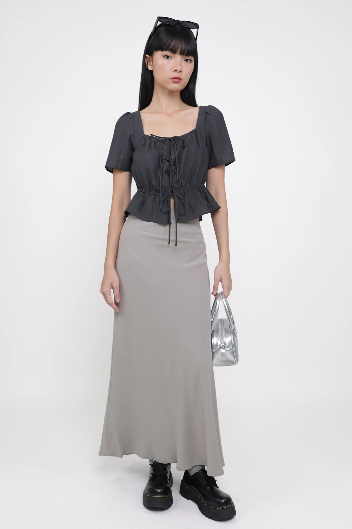 Avalynn Tie Front Sleeve Top - Image 9