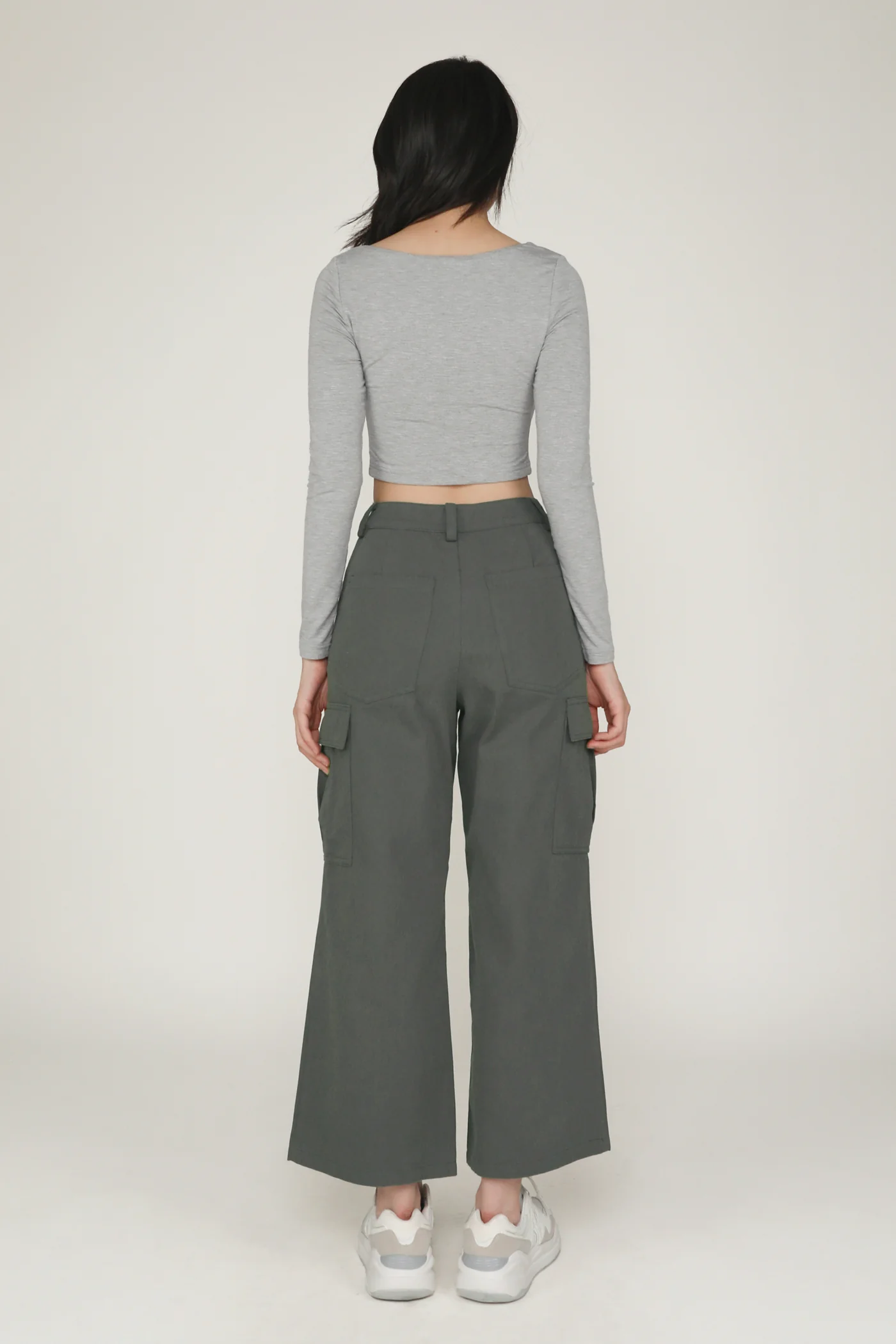 Avril Long Sleeve Padded Top - Image 34