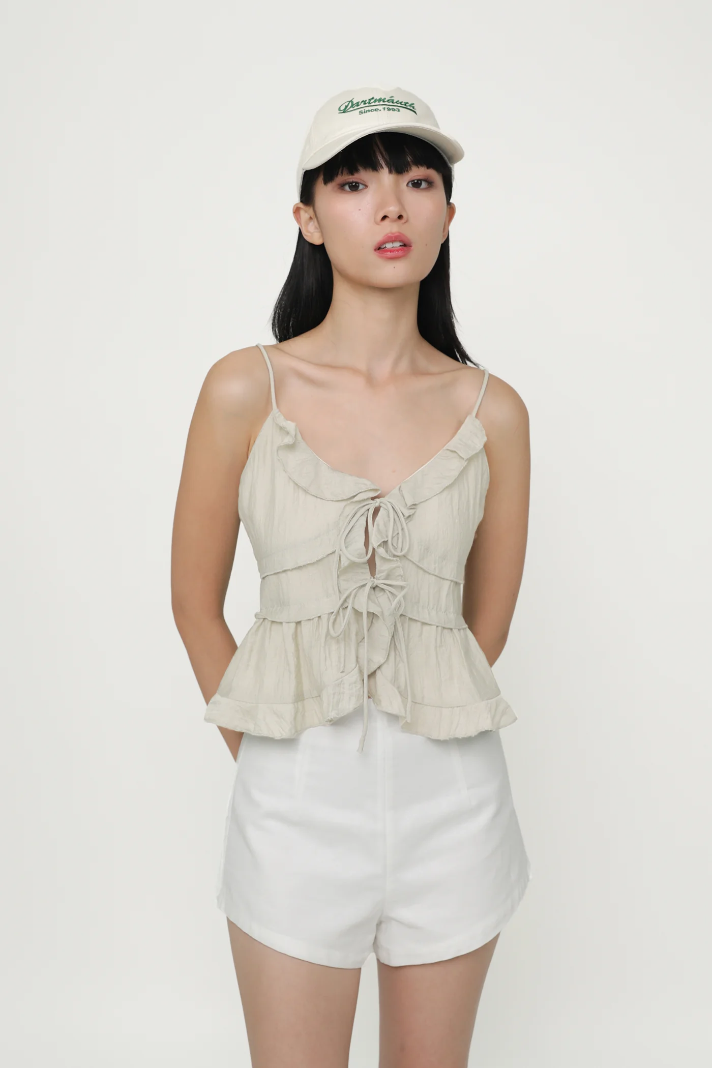 Ayana Curved Hem Shorts