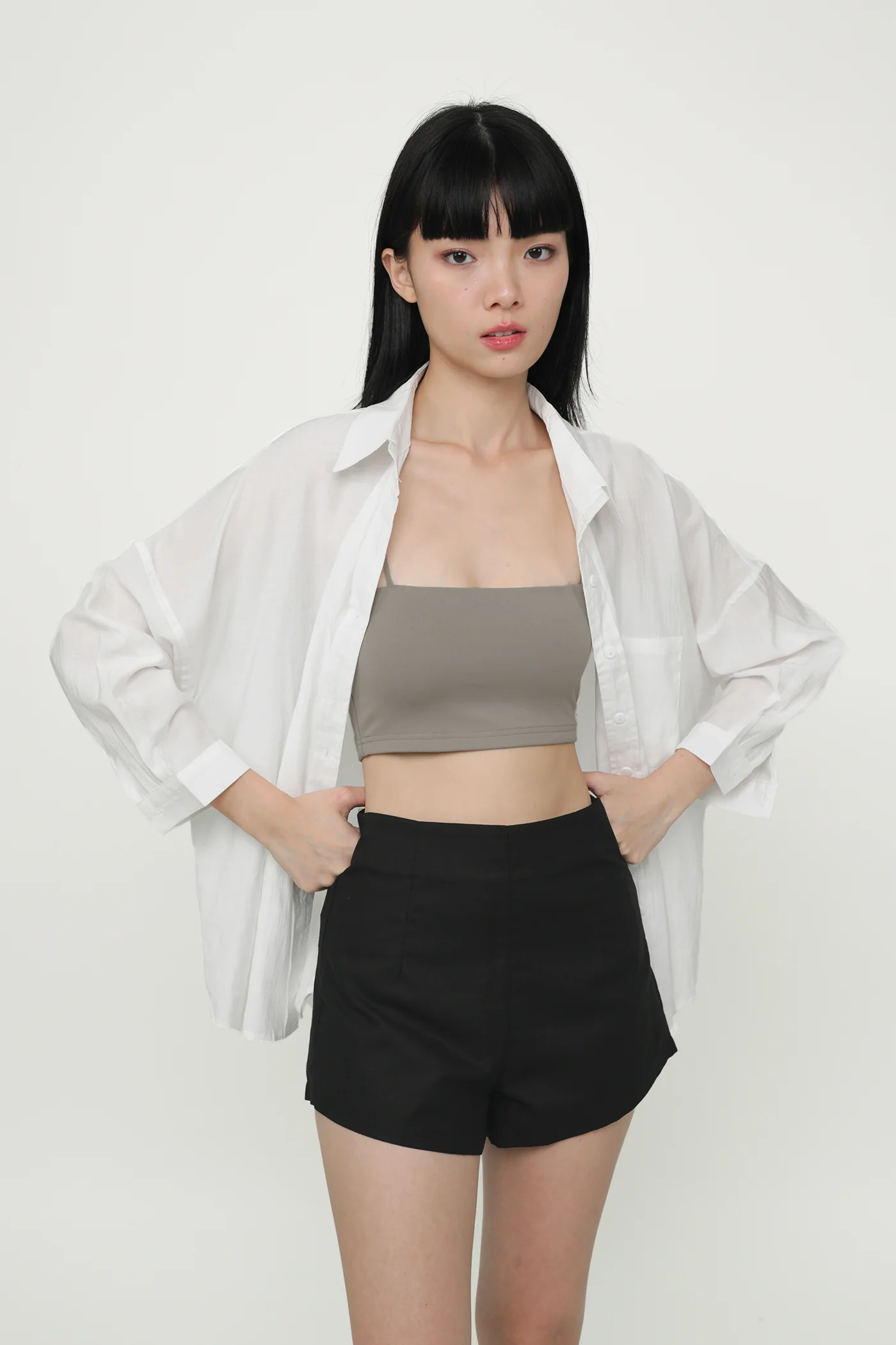 Ayana Curved Hem Shorts - Image 5
