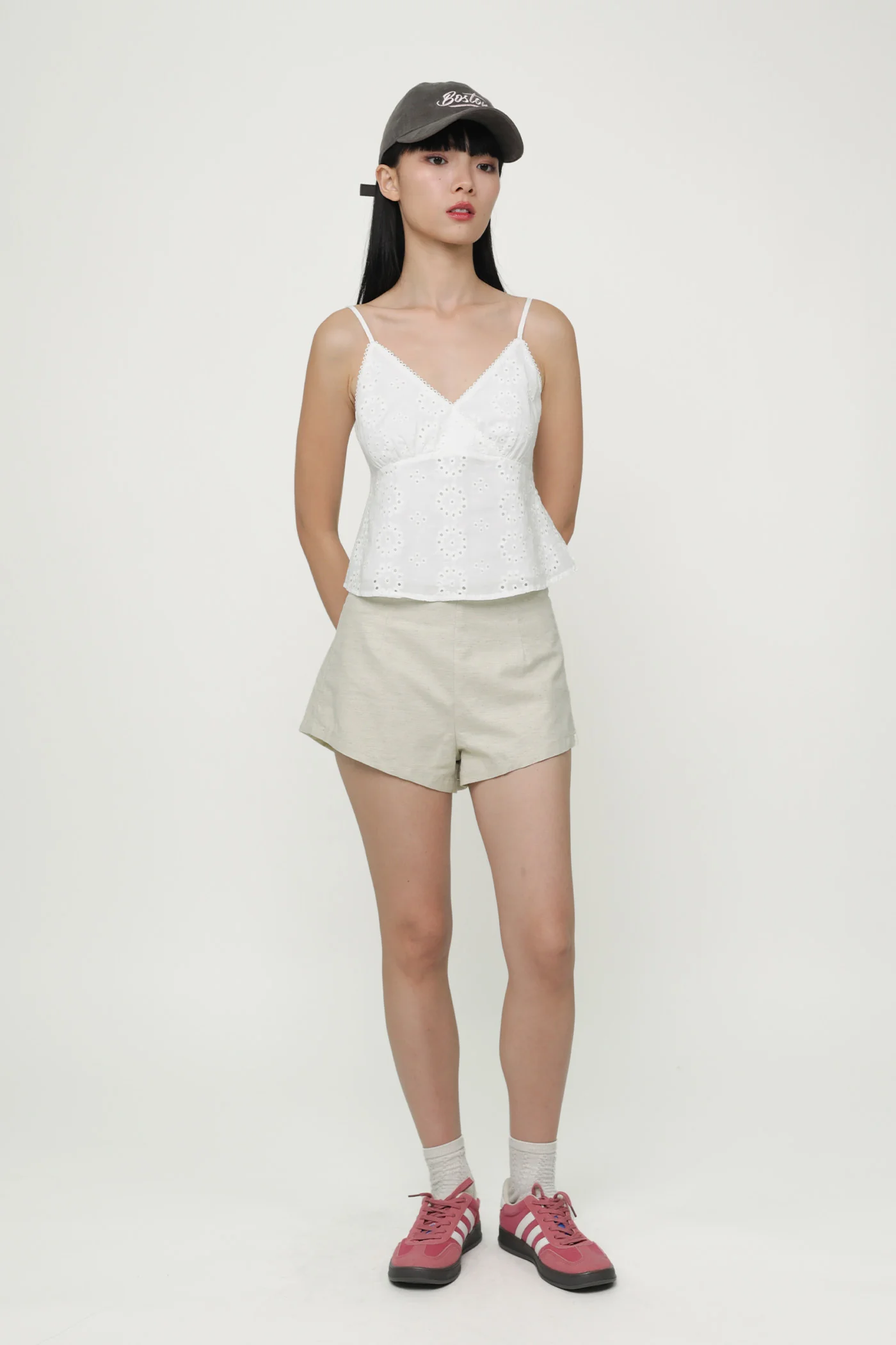 Ayana Curved Hem Shorts - Image 8