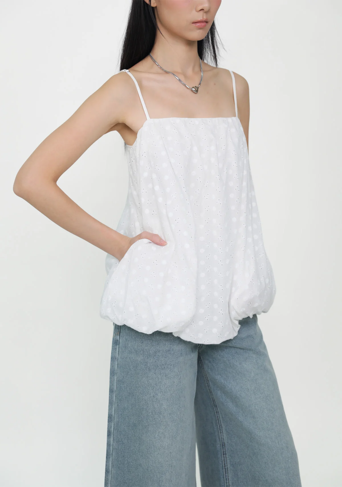 Ayla Bubble Top (Eyelet) - Image 7