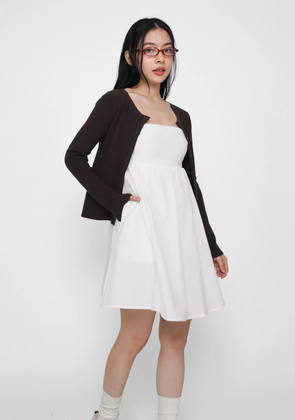 Ella Babydoll Padded Dress - Image 10
