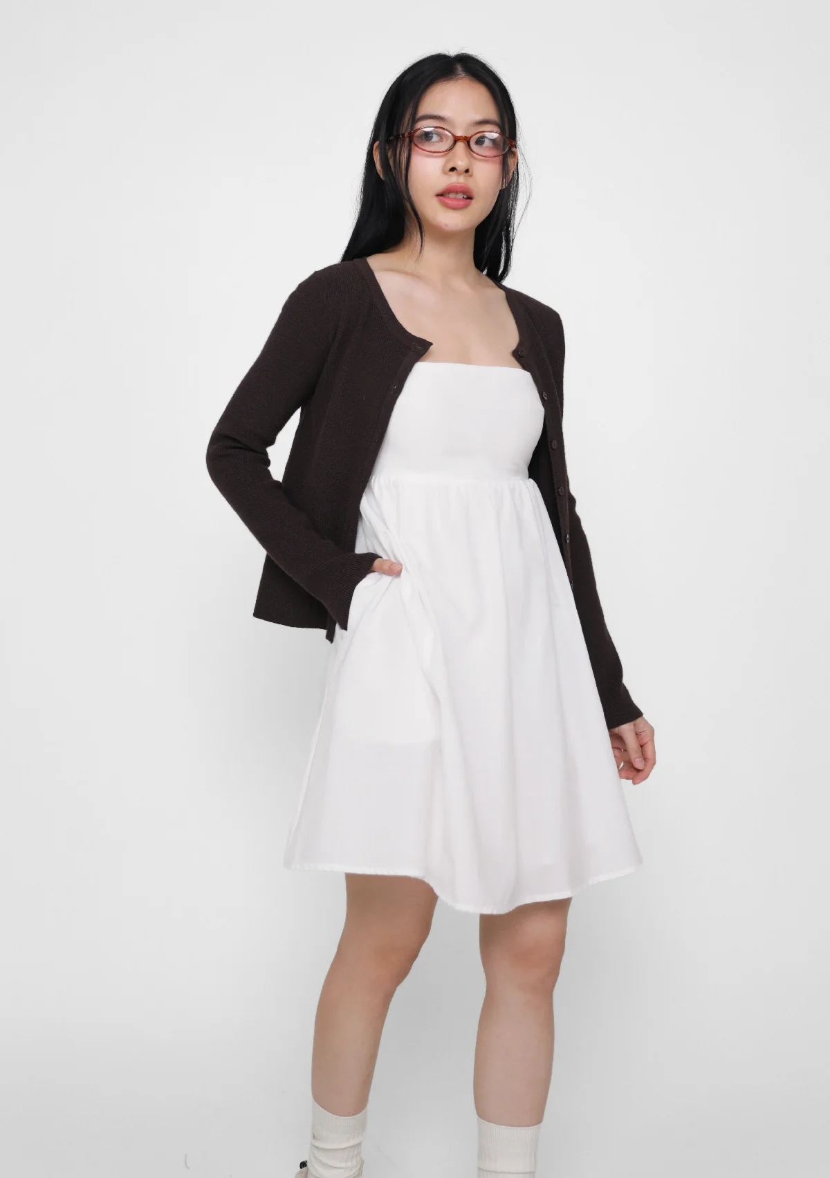 Ella Babydoll Padded Dress - Image 12