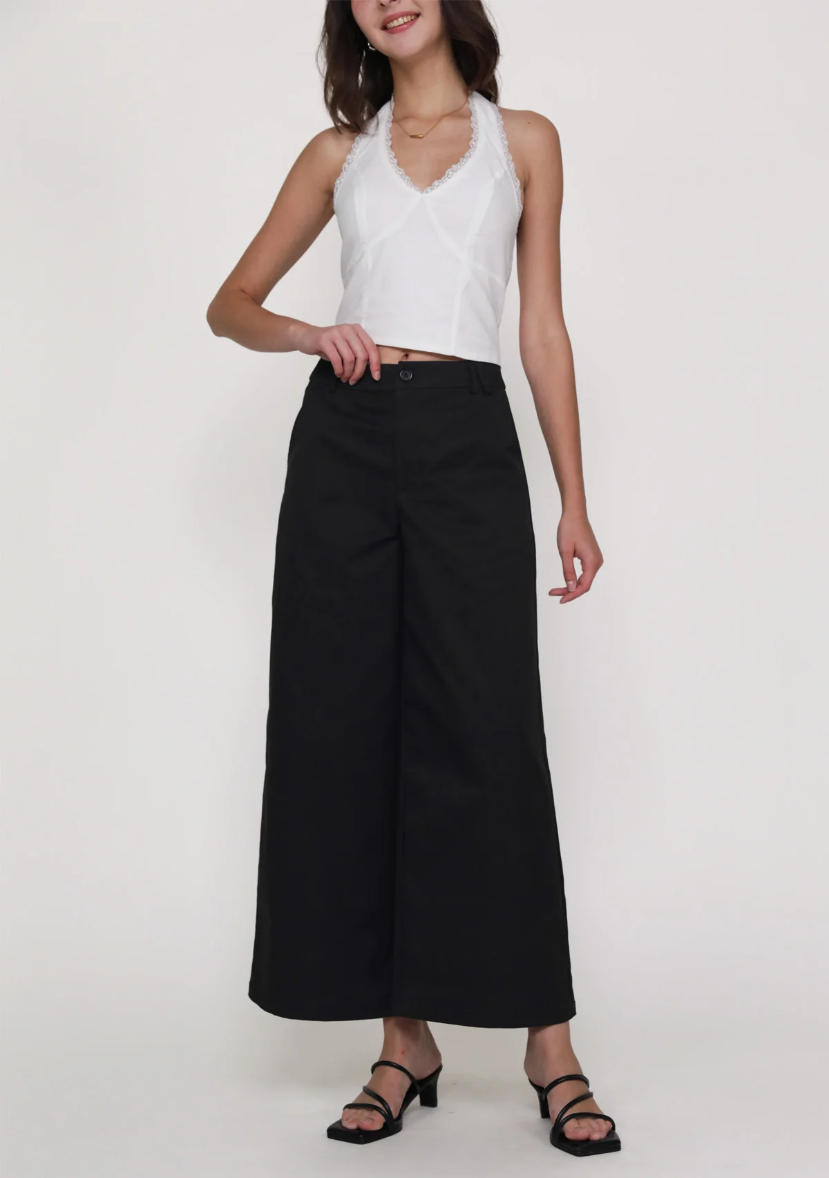 Reid Basic Wide Leg Pants - Image 4