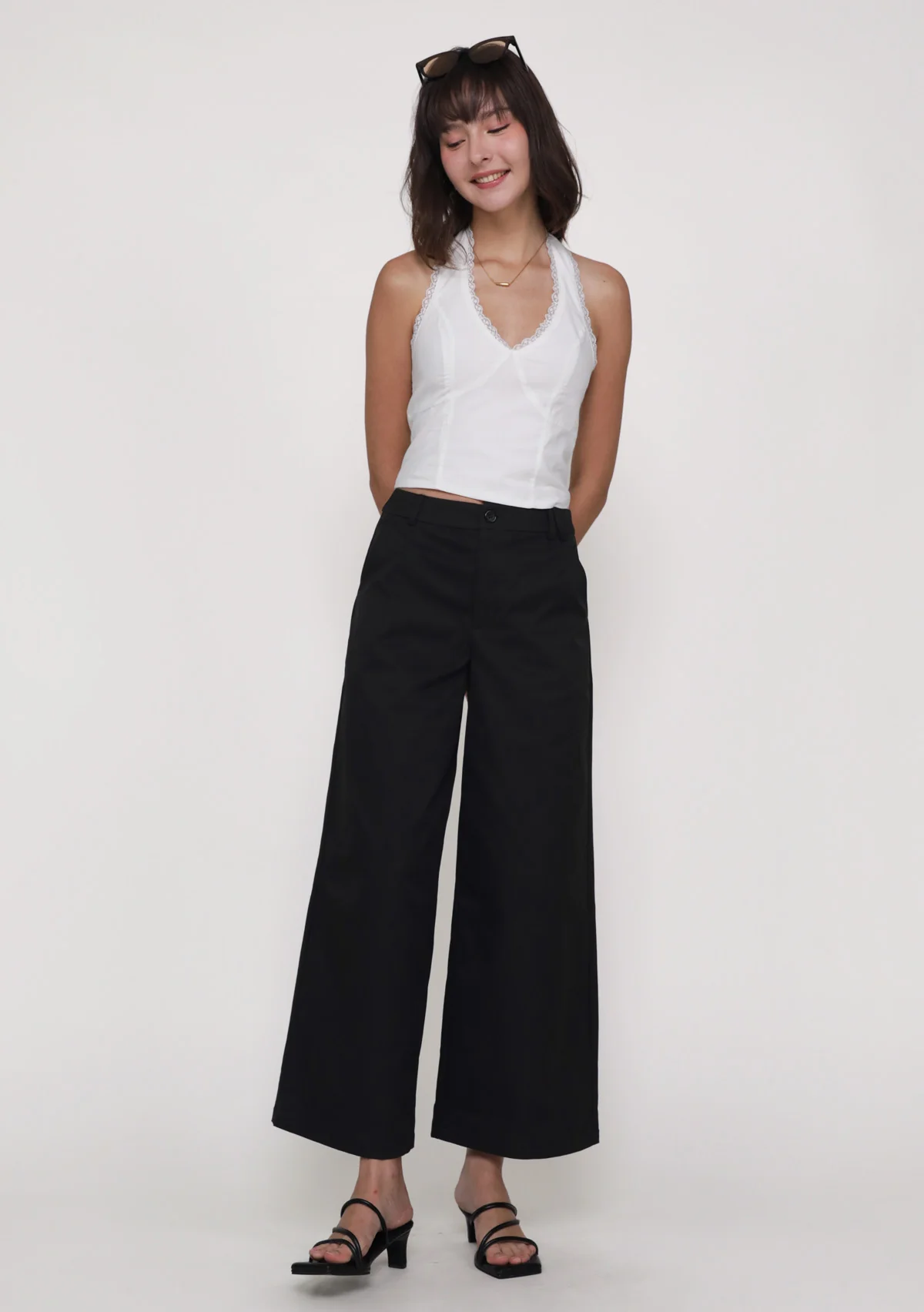Reid Basic Wide Leg Pants - Image 5