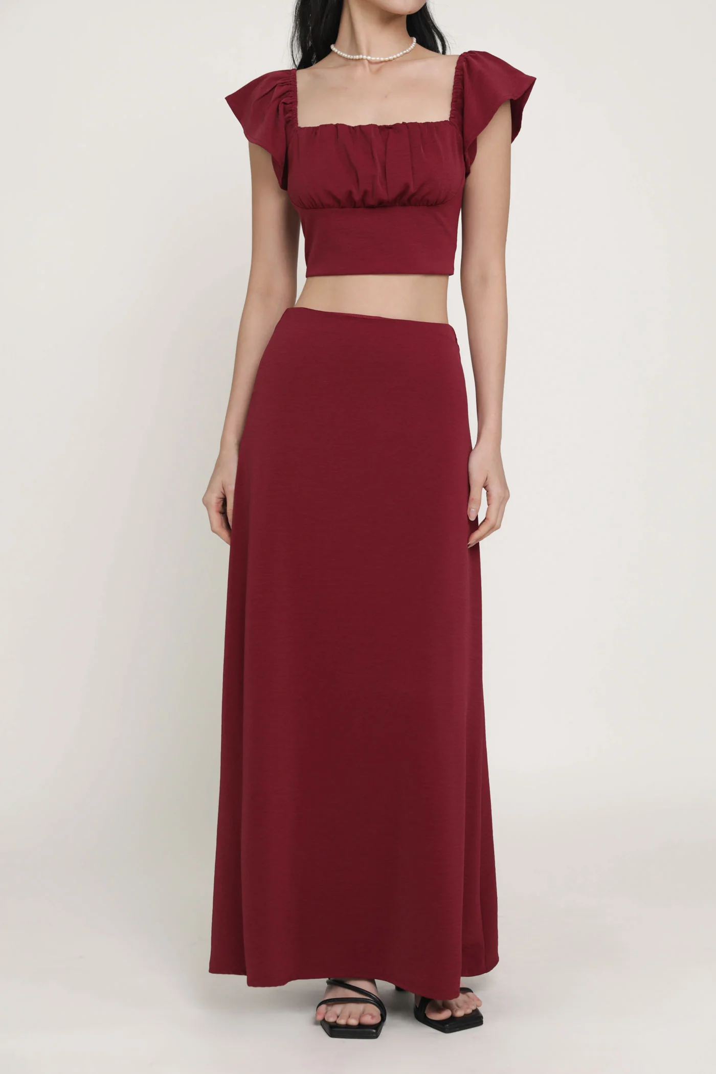 Beatrice Textured Maxi Skirt - Image 20