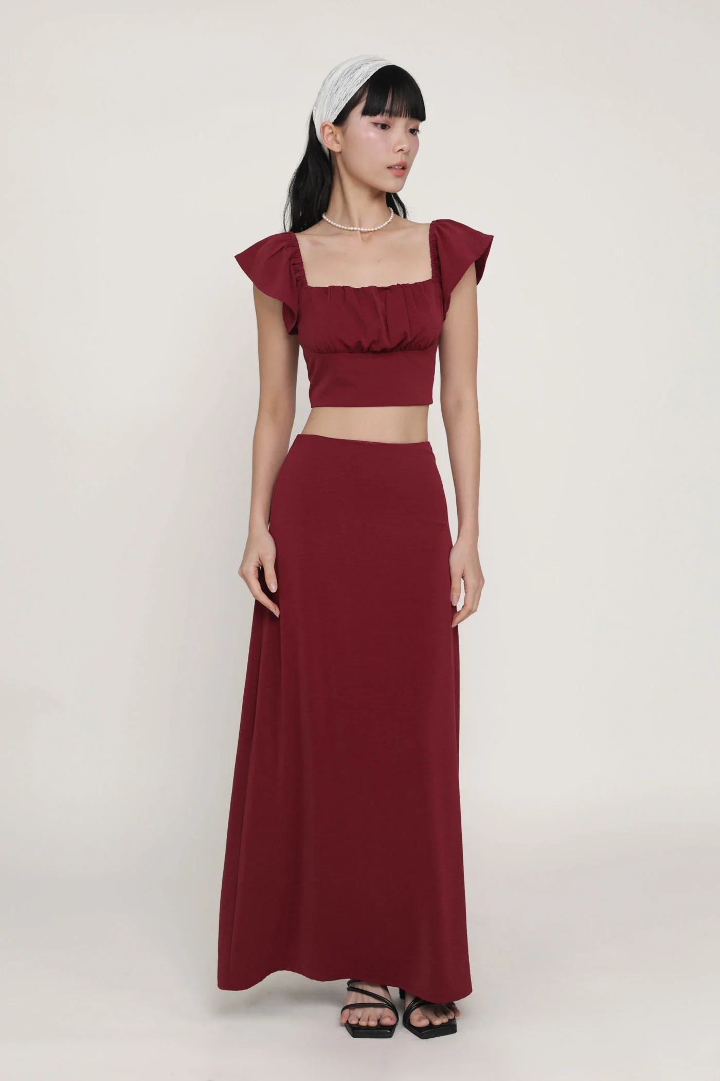 Beatrice Textured Maxi Skirt - Image 22