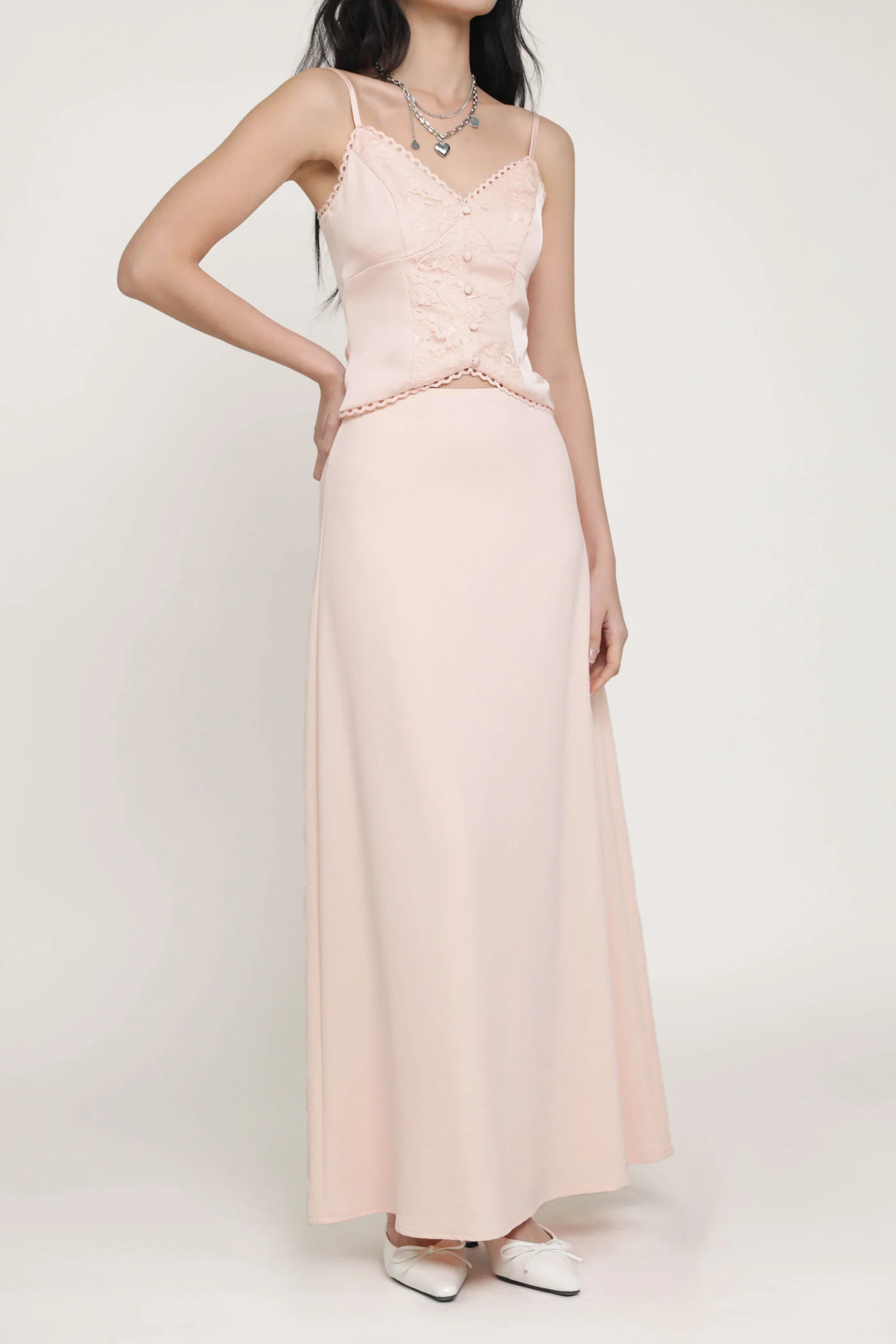 Beatrice Textured Maxi Skirt - Image 7