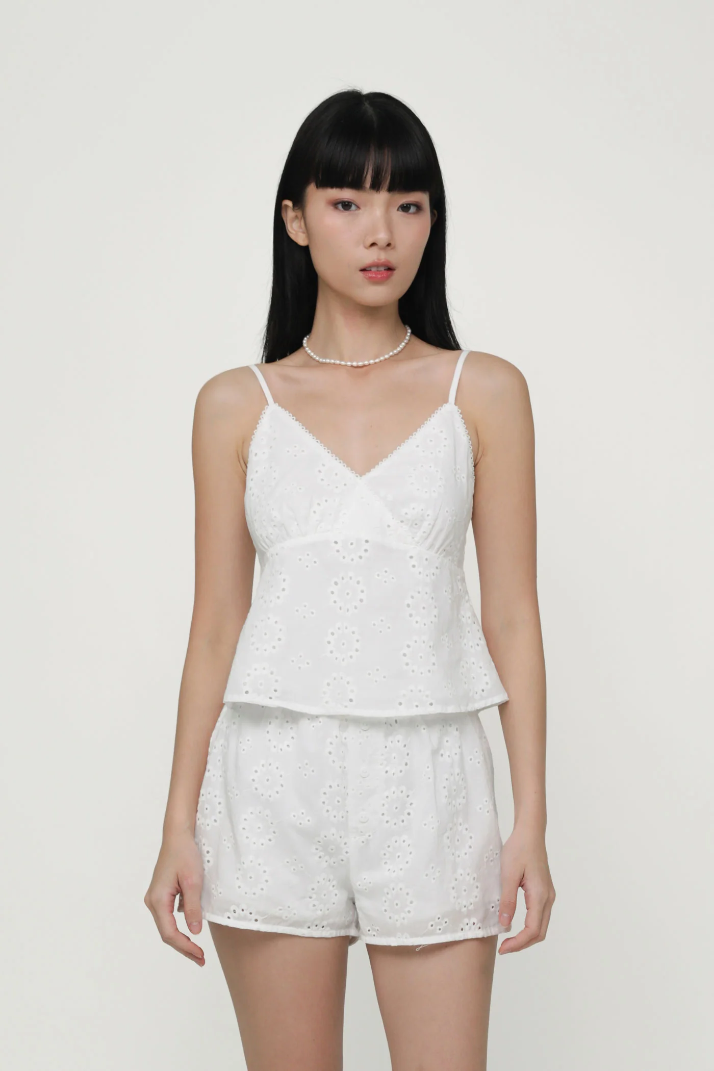 Bernice Eyelet Boxer Shorts - Image 2