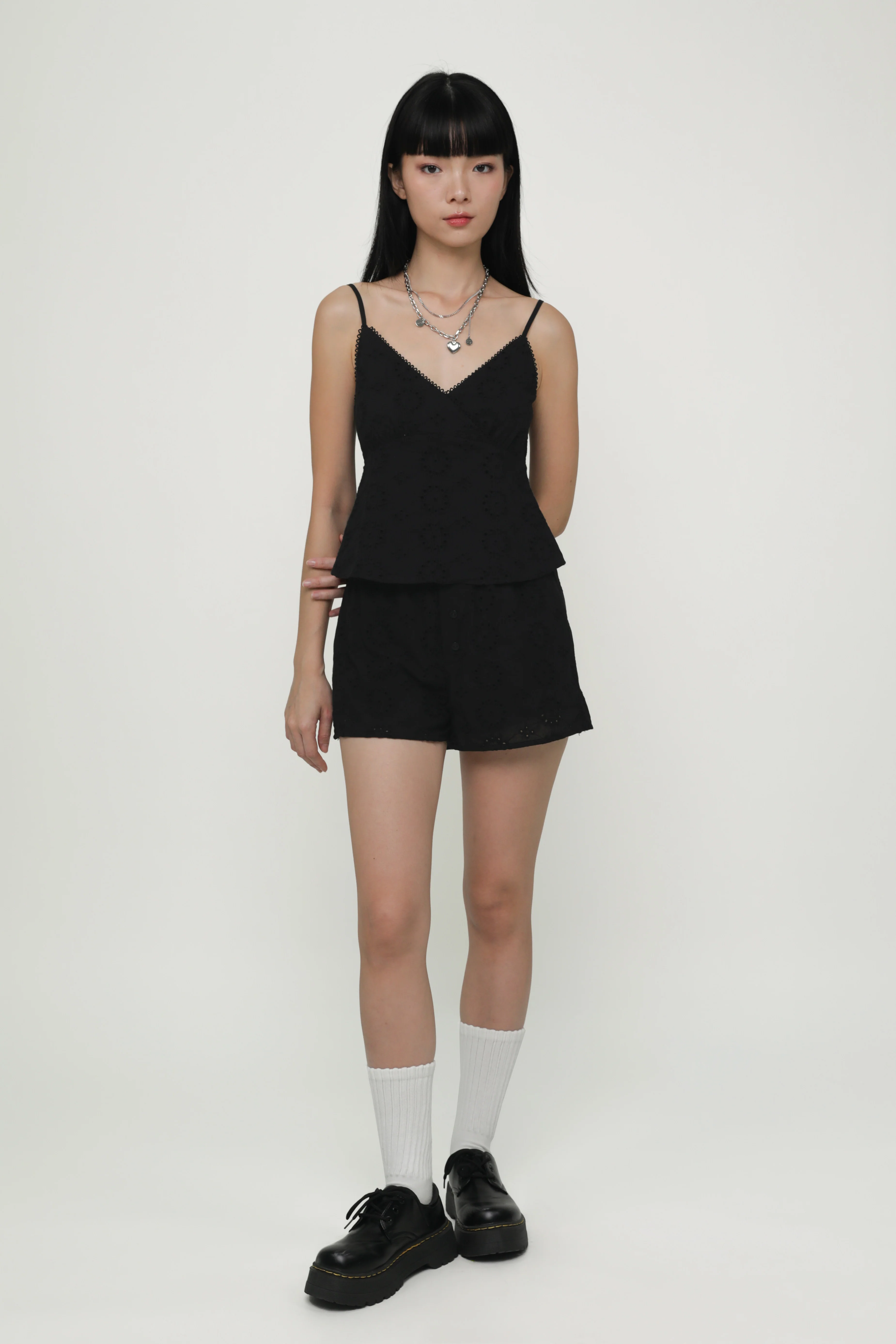Bernice Eyelet Boxer Shorts - Image 6