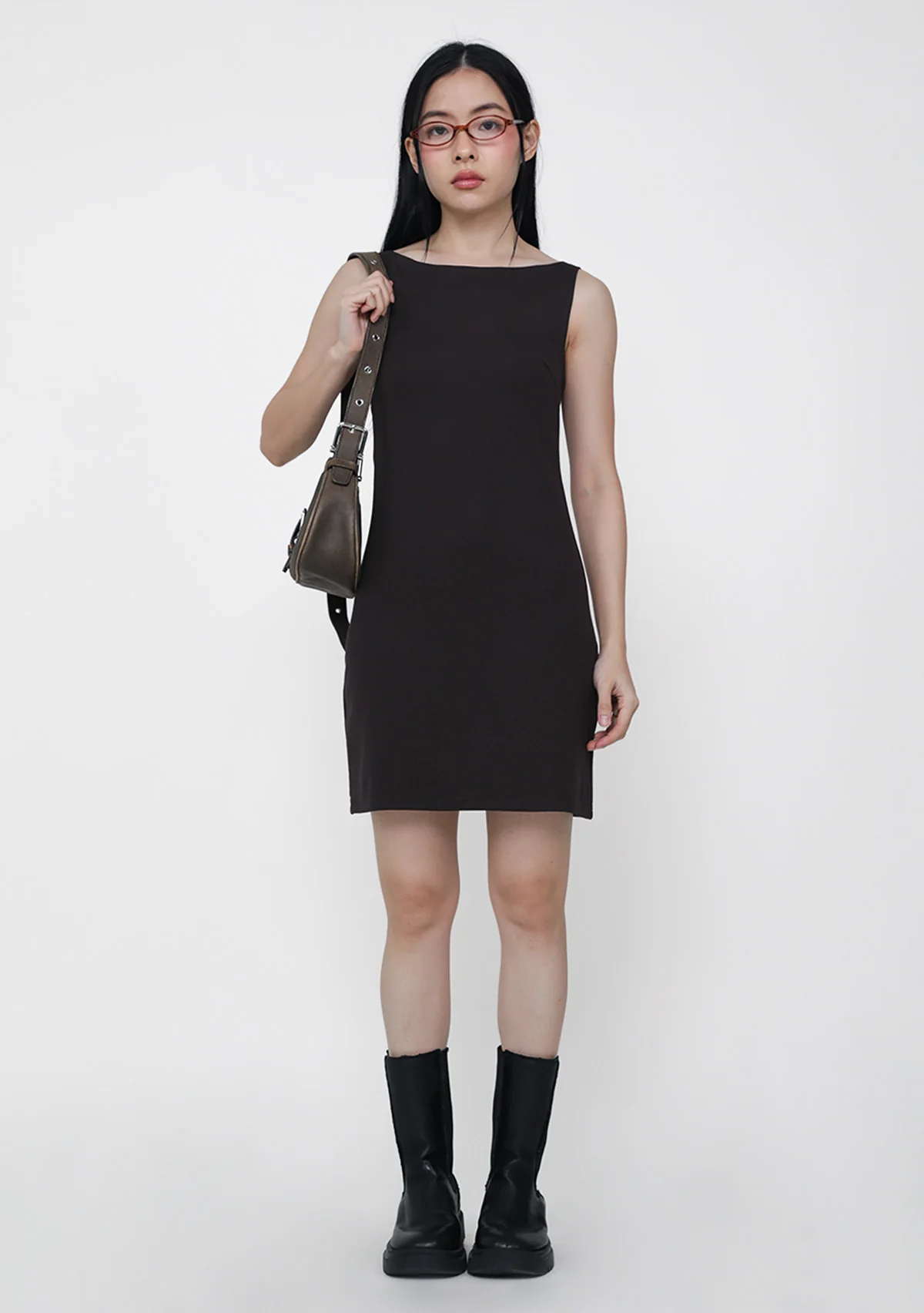 Maison Boat Neck Dress - Image 3