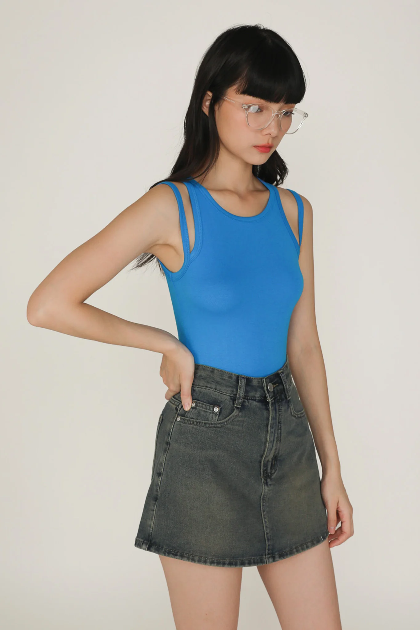 Bradley Denim Skorts - Image 20