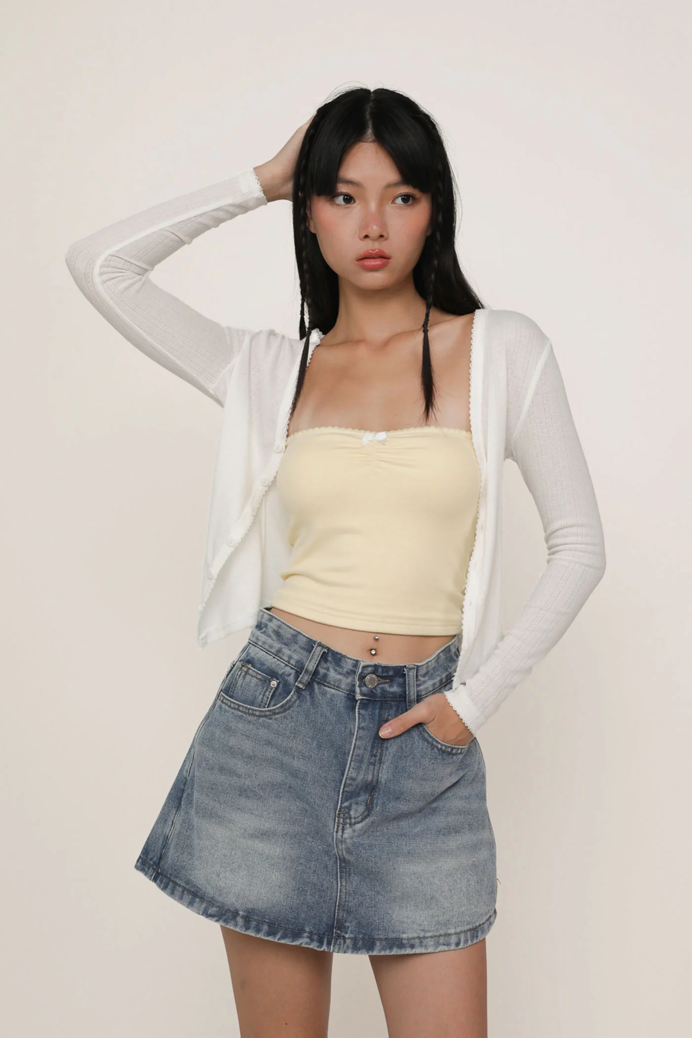 Bradley Denim Skorts - Image 5