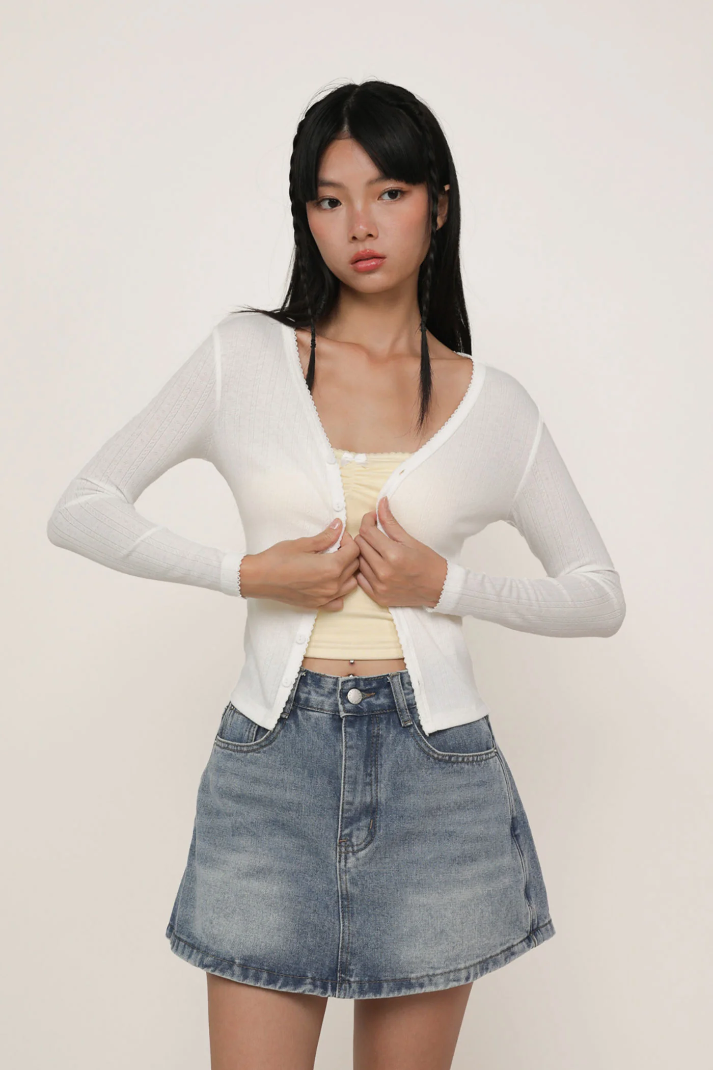 Bradley Denim Skorts - Image 6