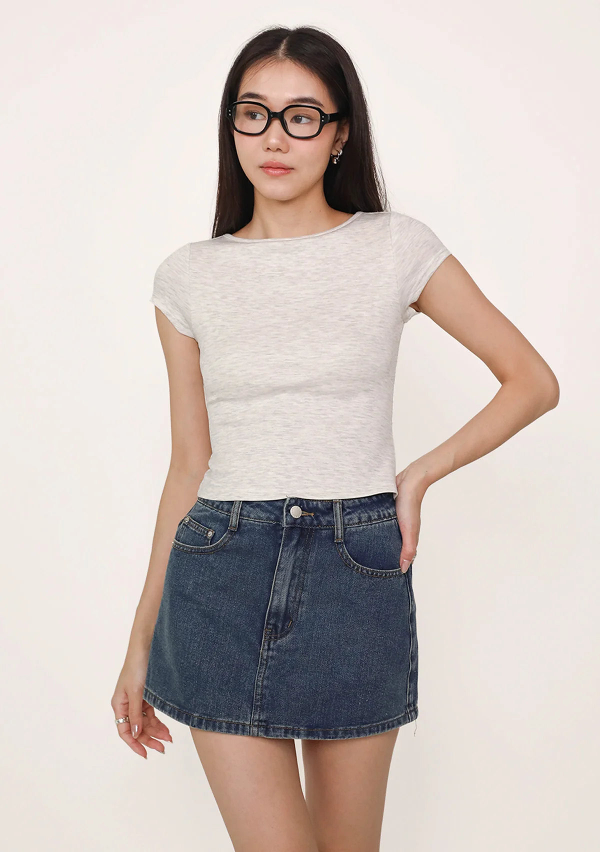 Bradley Denim Skorts Version 3 - Image 17