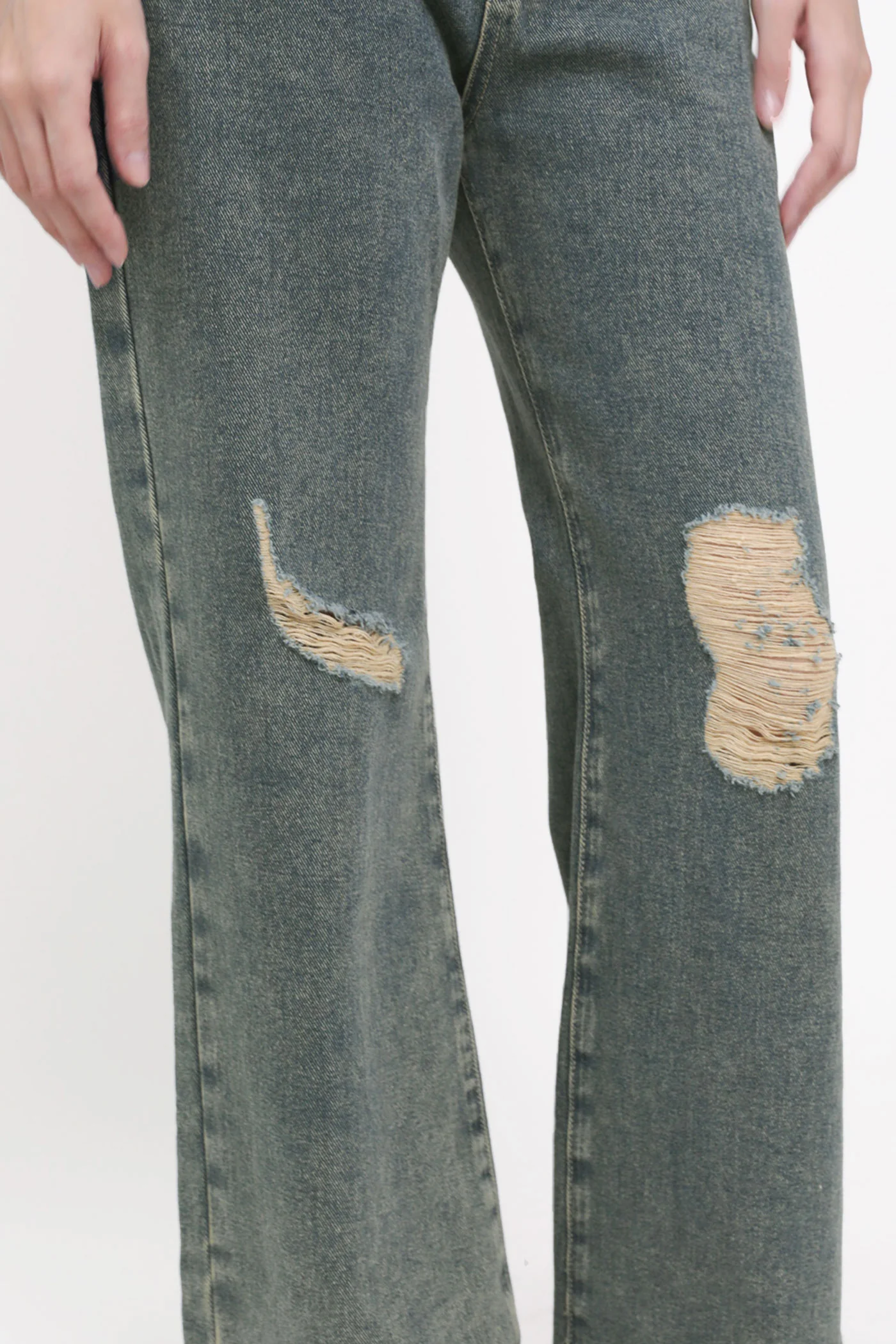Braven Ripped Bootcut Denim Jeans - Image 3