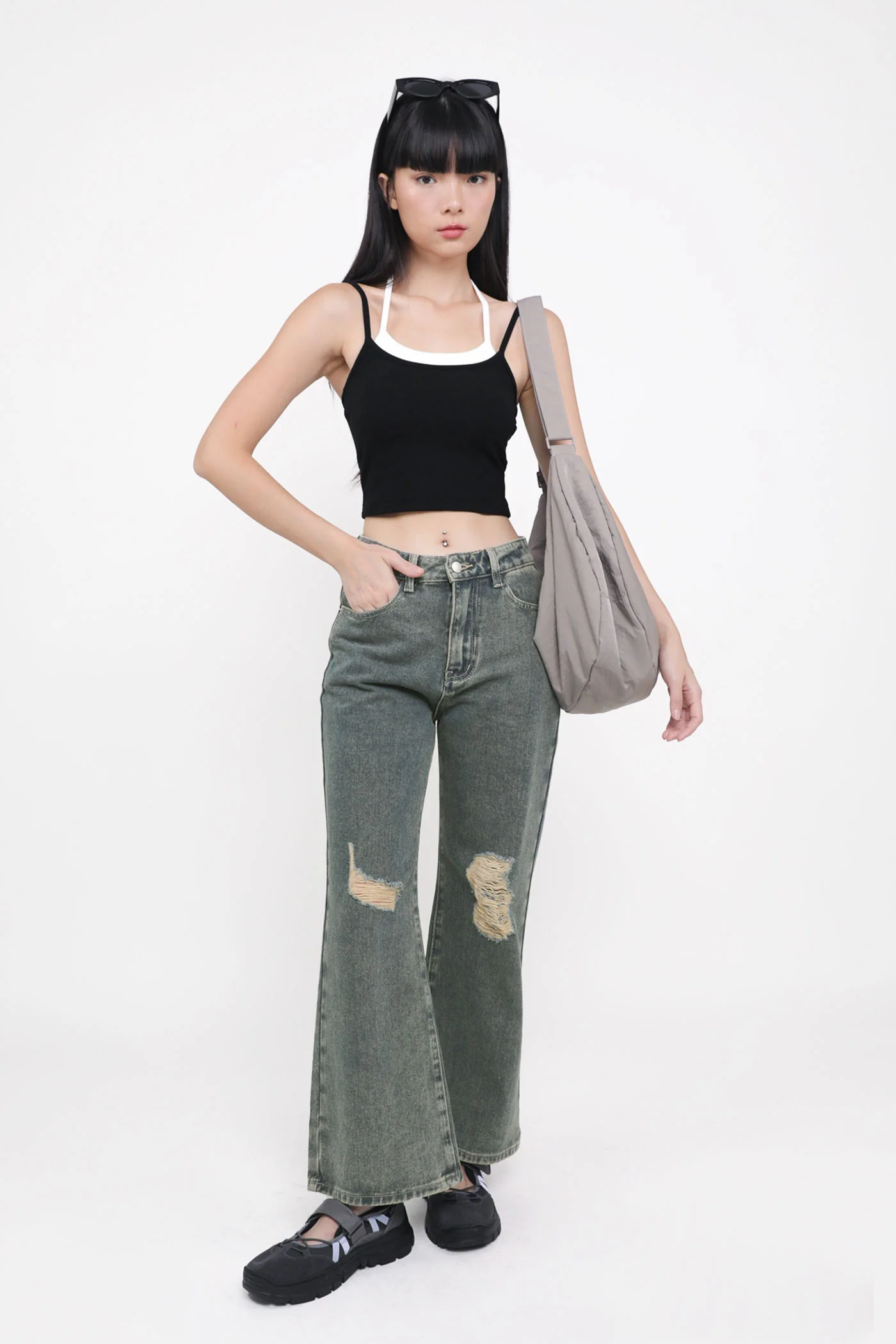 Braven Ripped Bootcut Denim Jeans - Image 7