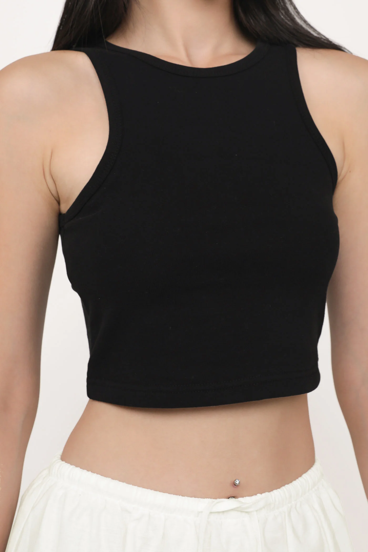 Bravo Racercut Crop Padded Top - Image 13