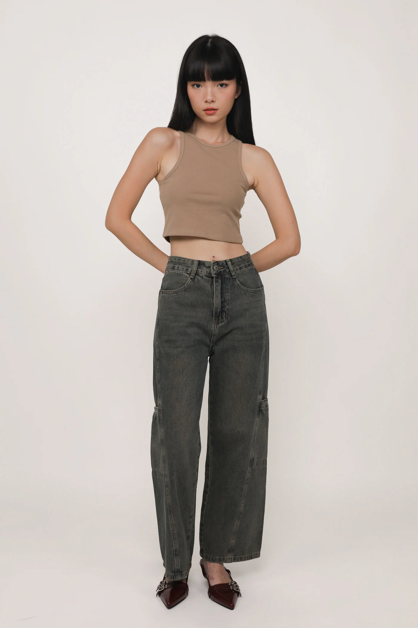 Bravo Racercut Crop Padded Top - Image 27