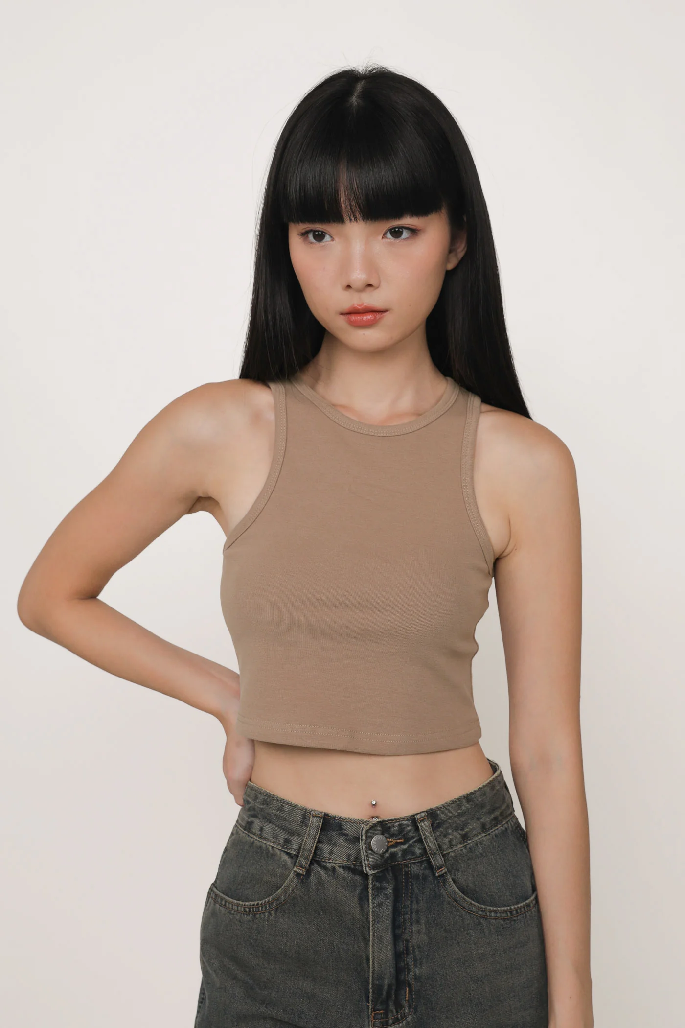 Bravo Racercut Crop Padded Top - Image 31