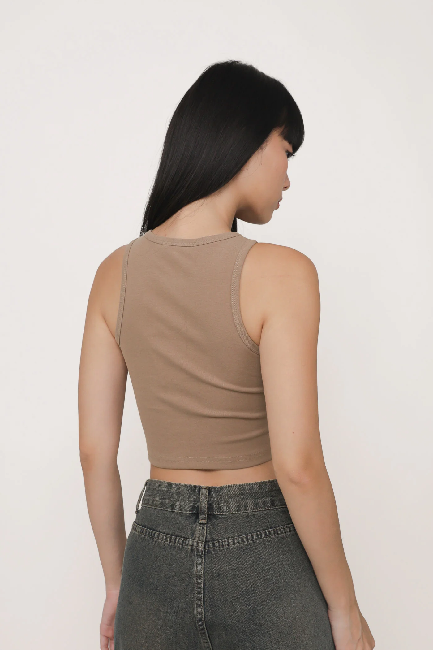 Bravo Racercut Crop Padded Top - Image 32