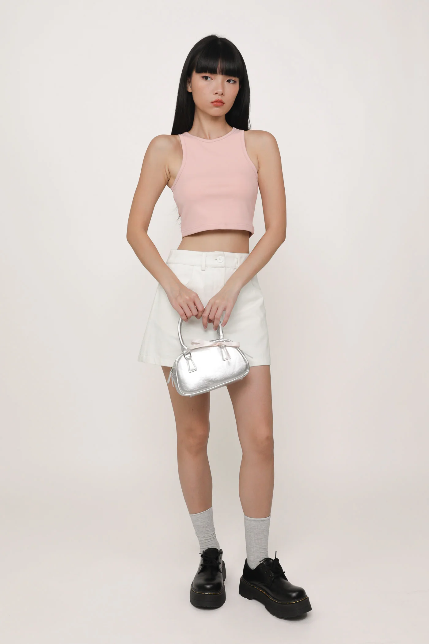 Bravo Racercut Crop Padded Top - Image 34