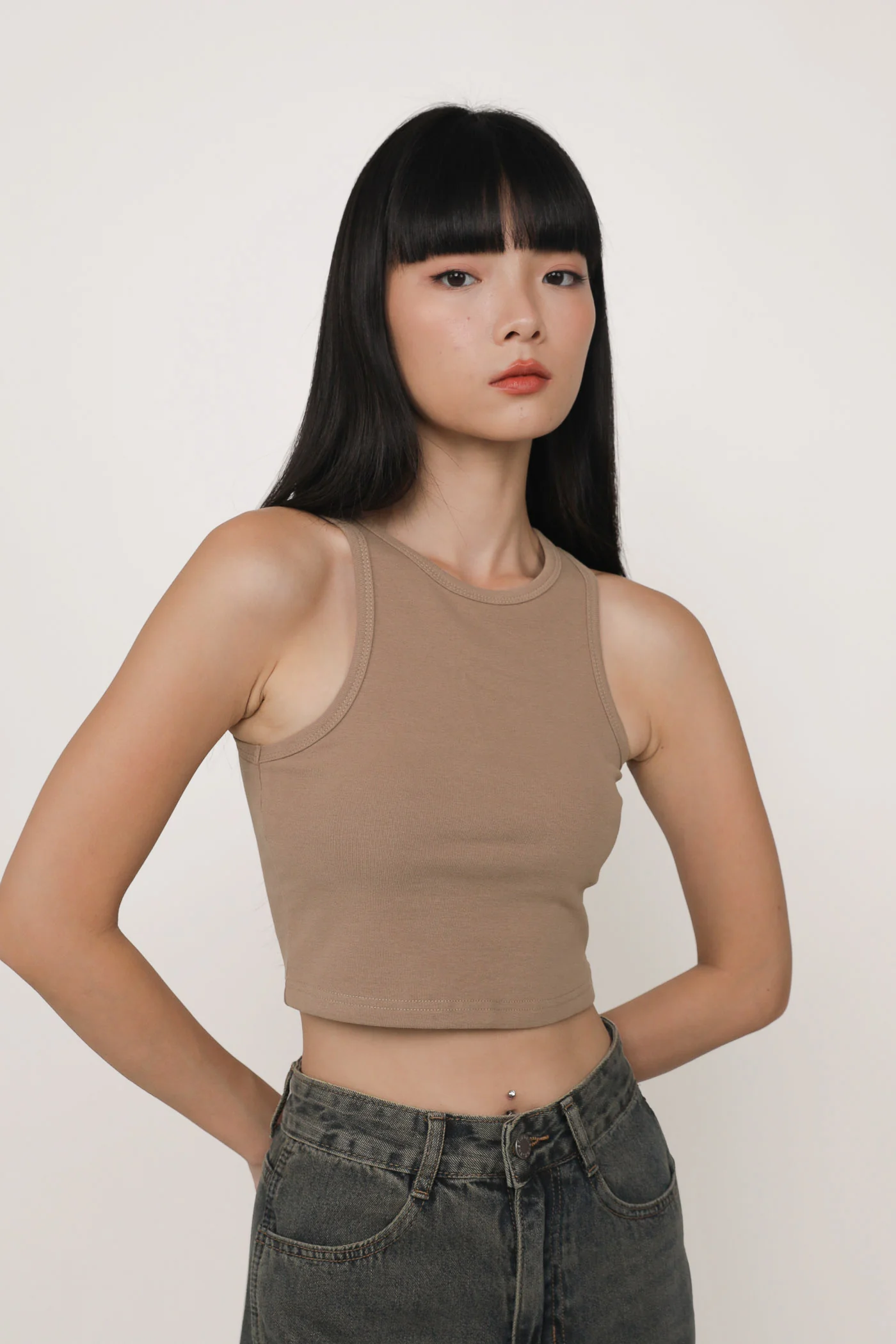 Bravo Racercut Crop Padded Top - Image 4
