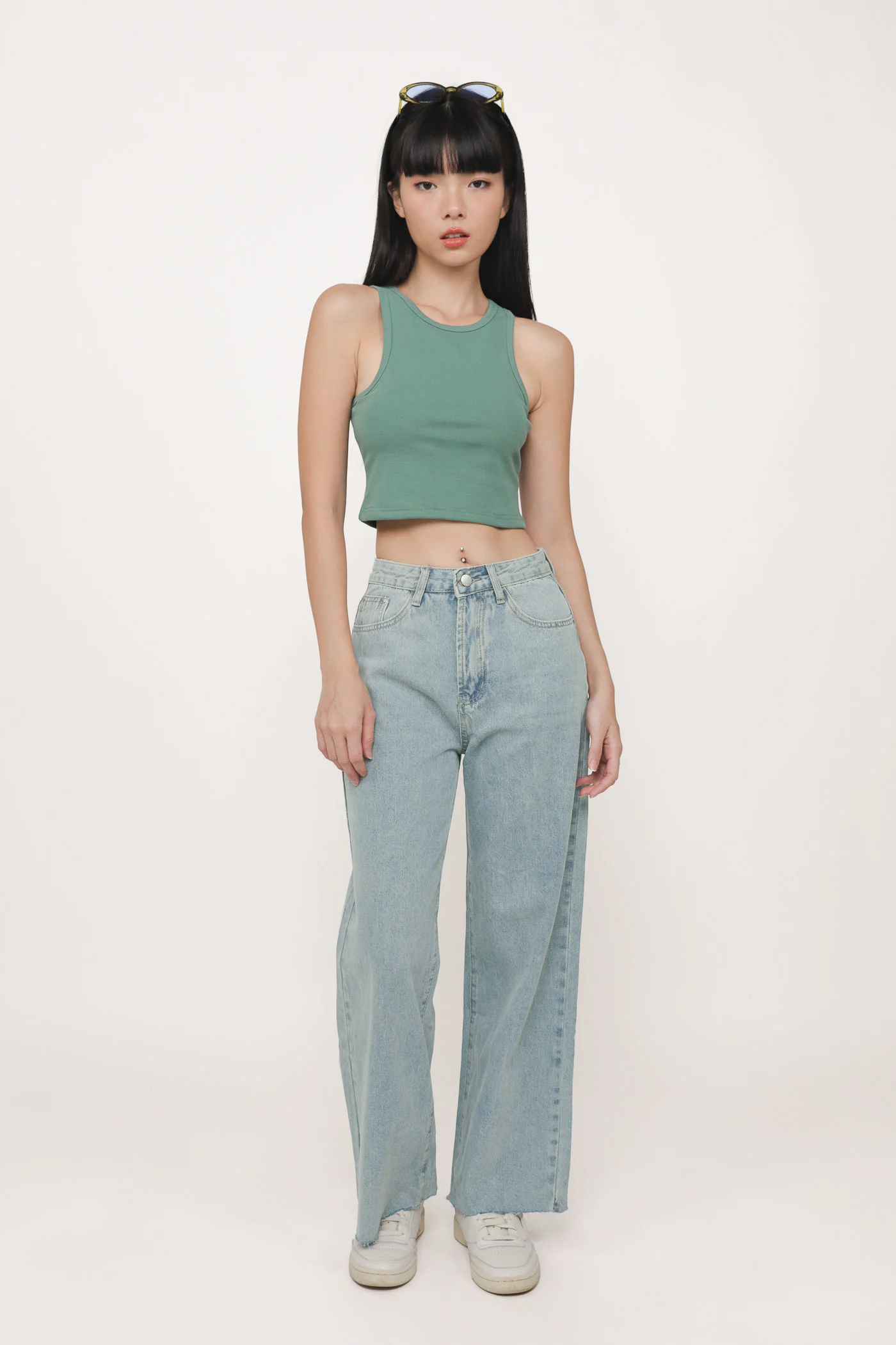 Bravo Racercut Crop Padded Top - Image 45