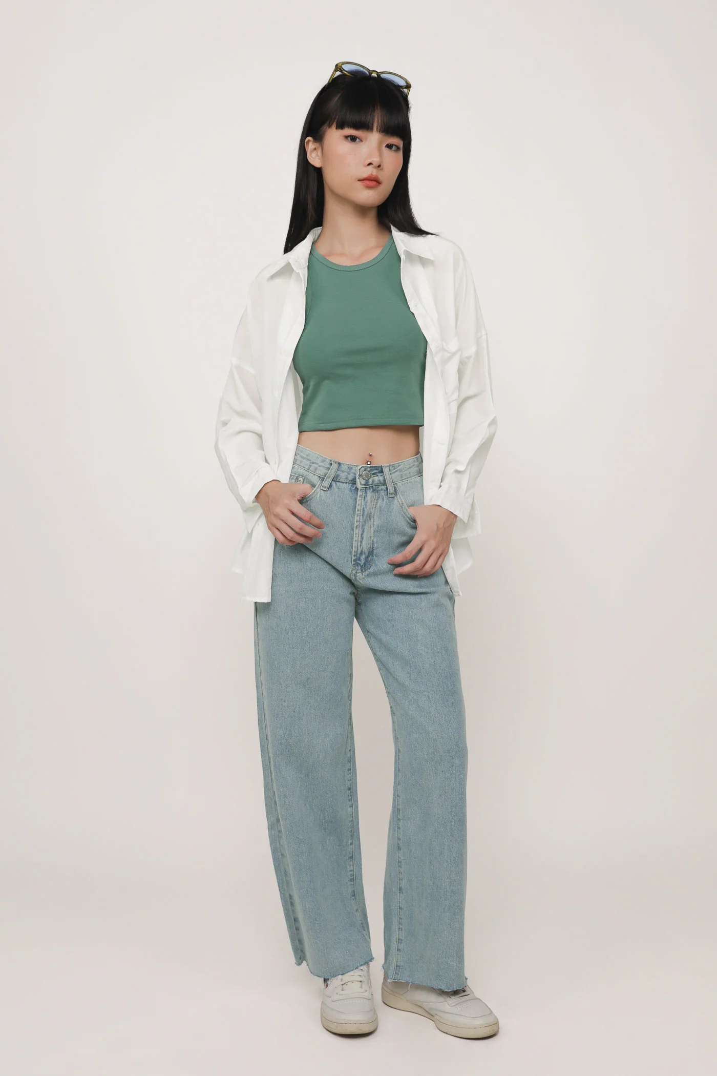Bravo Racercut Crop Padded Top - Image 48
