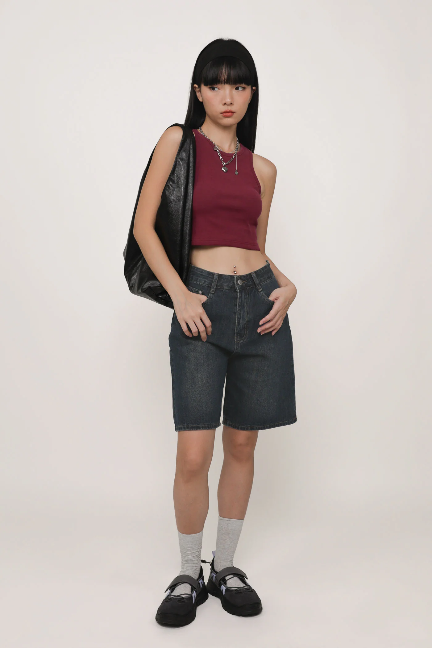 Bravo Racercut Crop Padded Top - Image 51