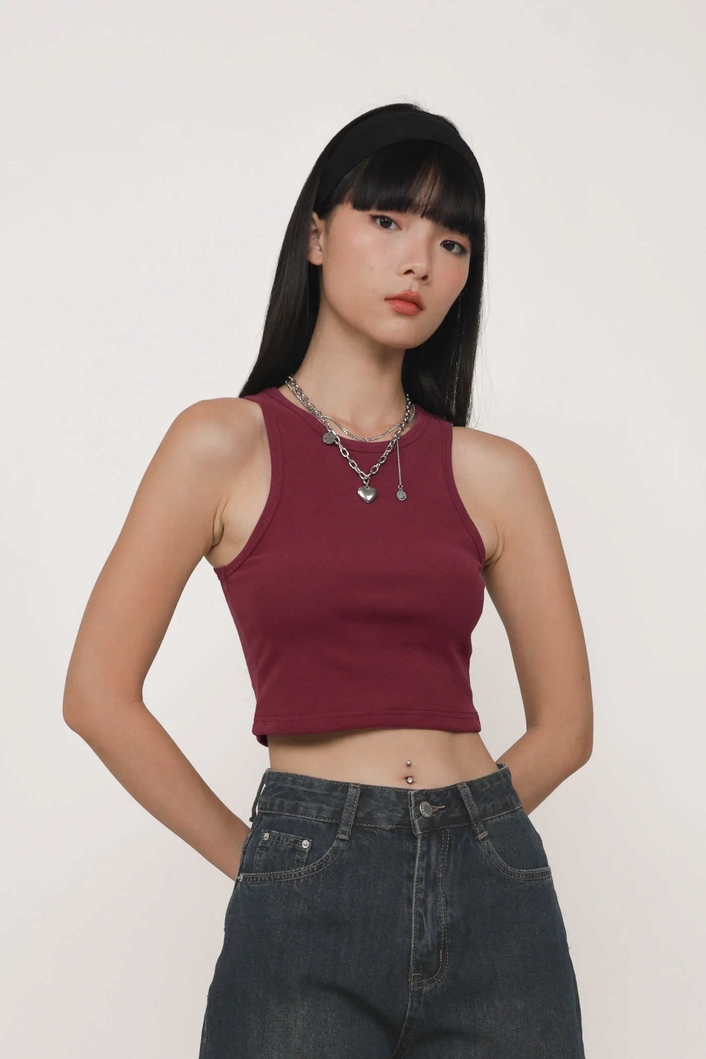 Bravo Racercut Crop Padded Top - Image 52
