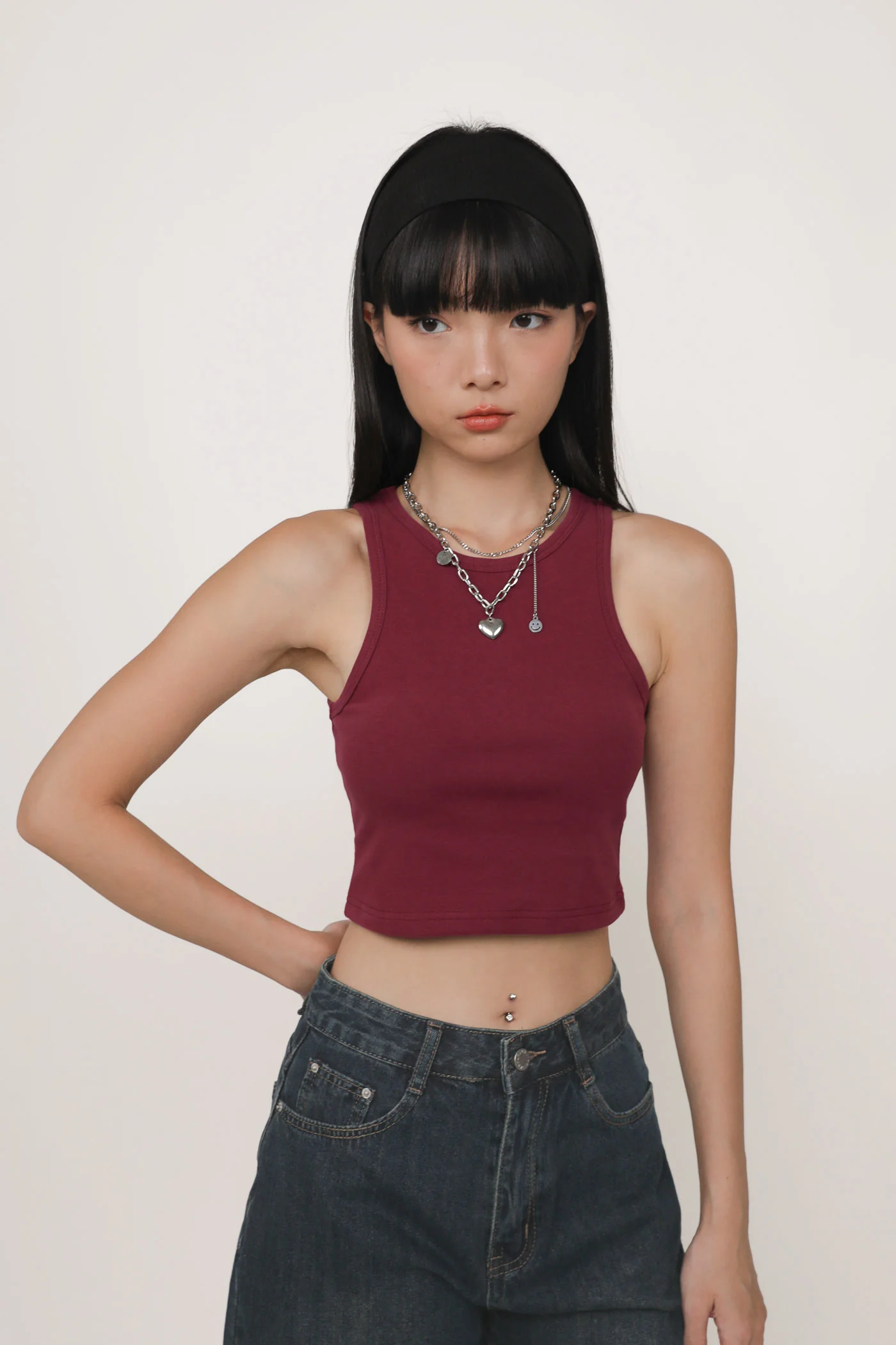 Bravo Racercut Crop Padded Top - Image 53