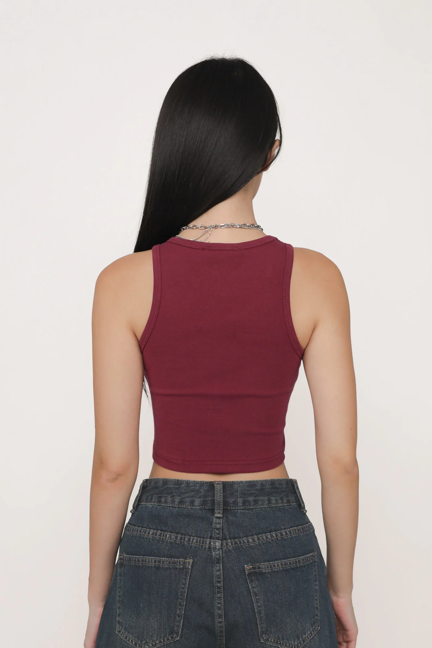 Bravo Racercut Crop Padded Top - Image 56