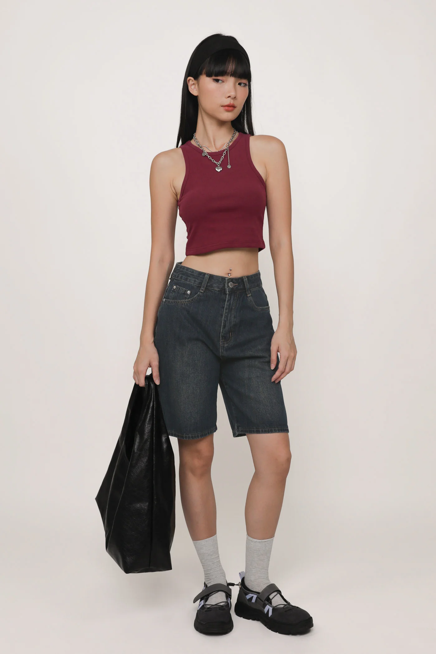 Bravo Racercut Crop Padded Top - Image 8