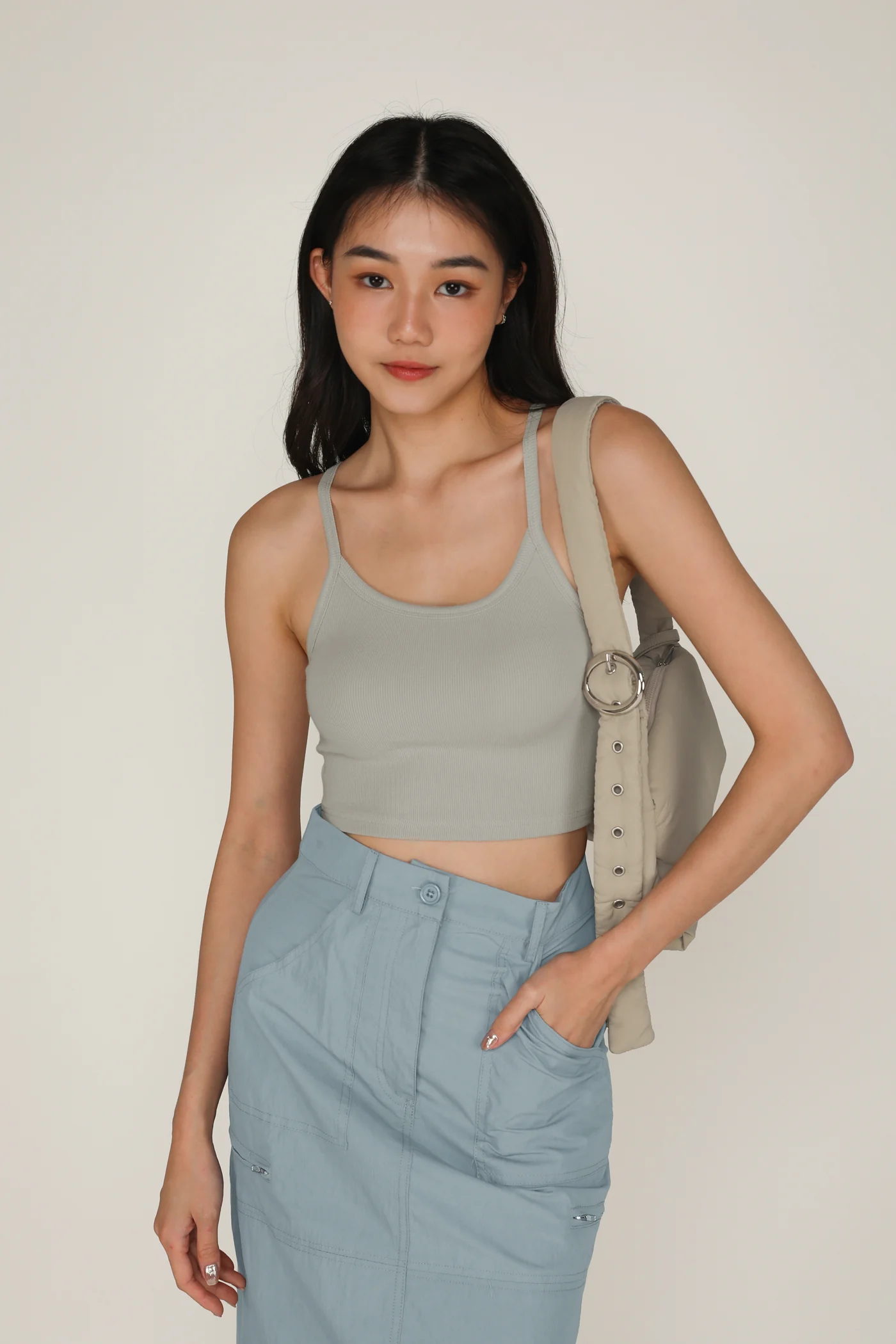 Brea Basic Crop Tank Top - Image 29
