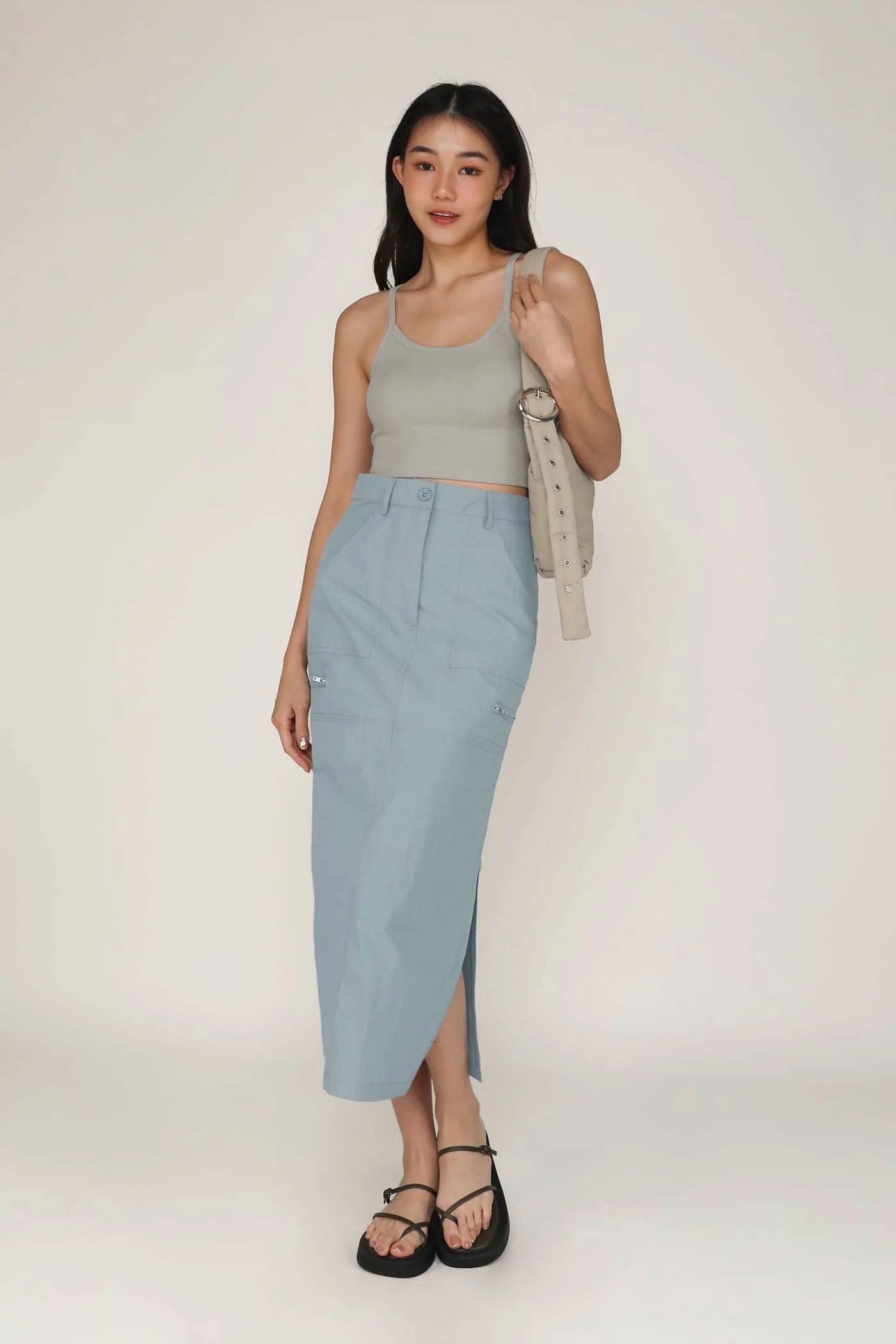 Brea Basic Crop Tank Top - Image 30