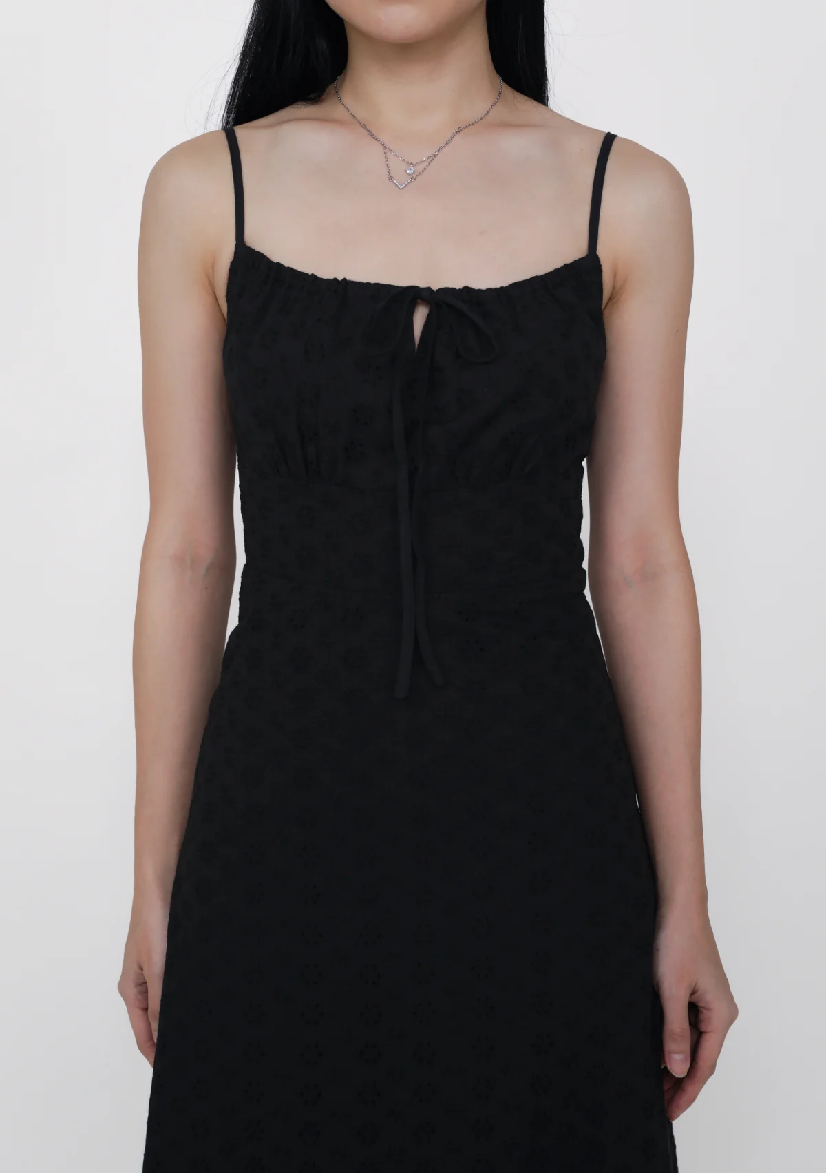 Bree Ruched Front Dress (Eyelet) - Image 5