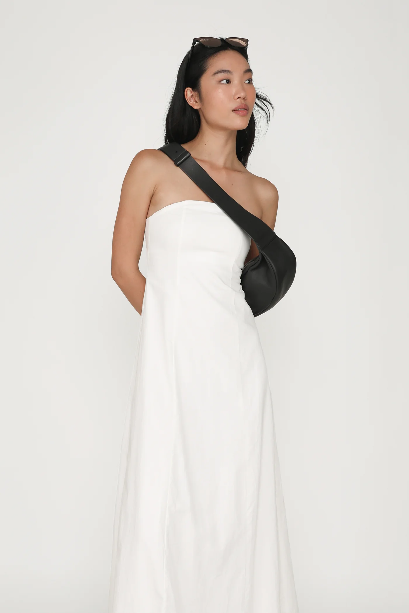 Brenda Linen Tube Padded Maxi Dress - Image 10