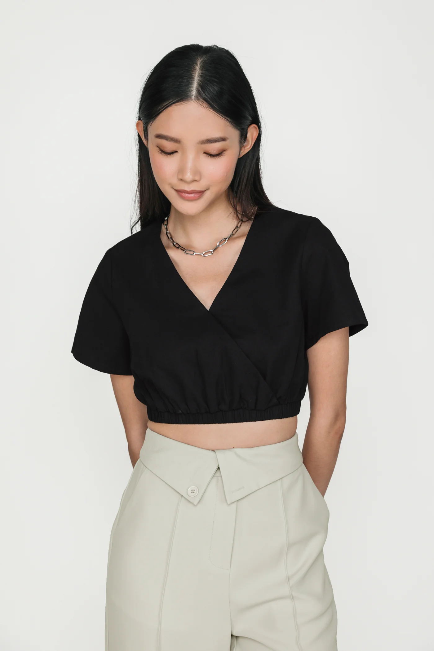 Brie Wrap Front Top - Image 13