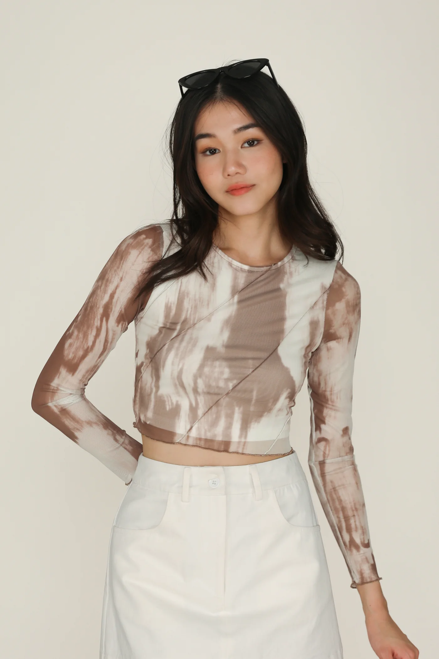 Brodie Mesh Long Sleeve Top - Image 11
