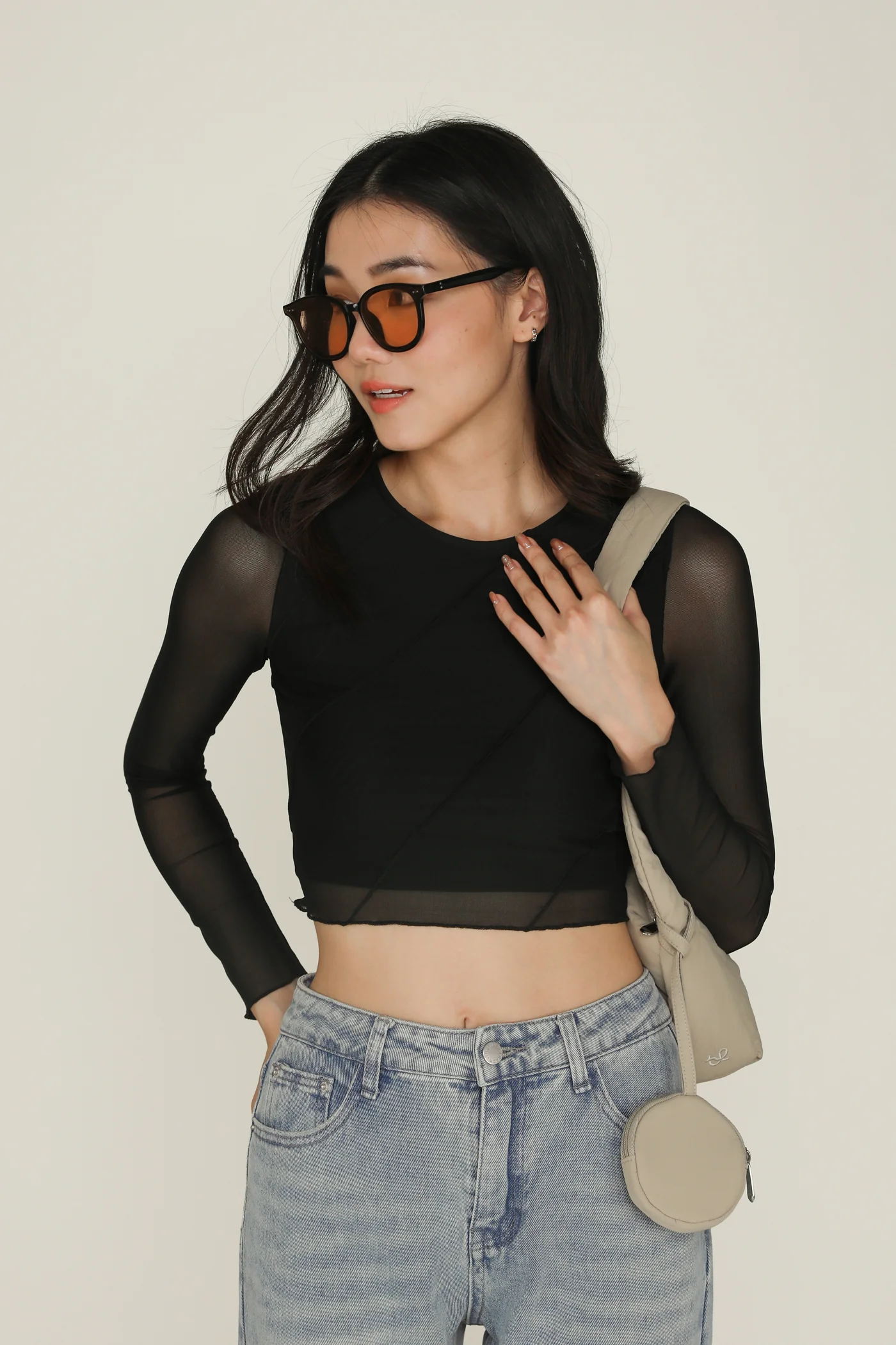 Brodie Mesh Long Sleeve Top - Image 3